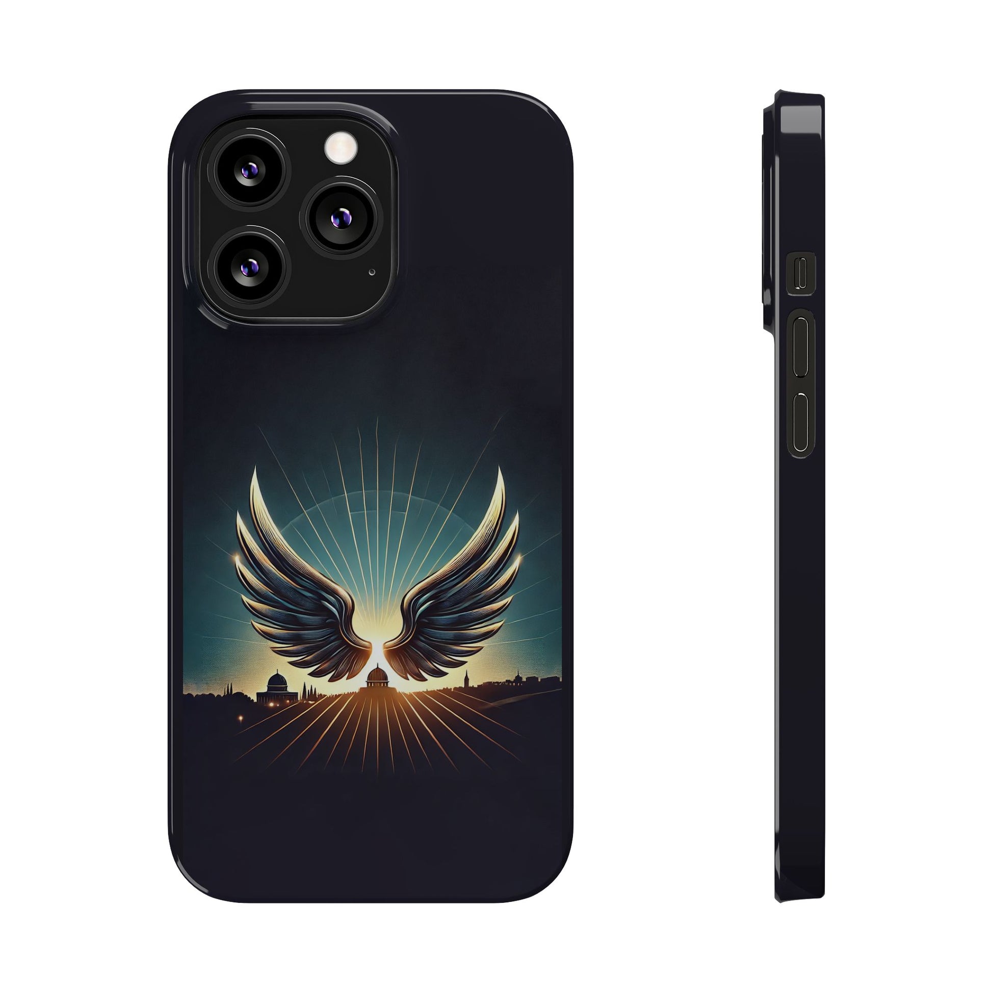 Sunset Wings Slim Phone Cases - American Zionist