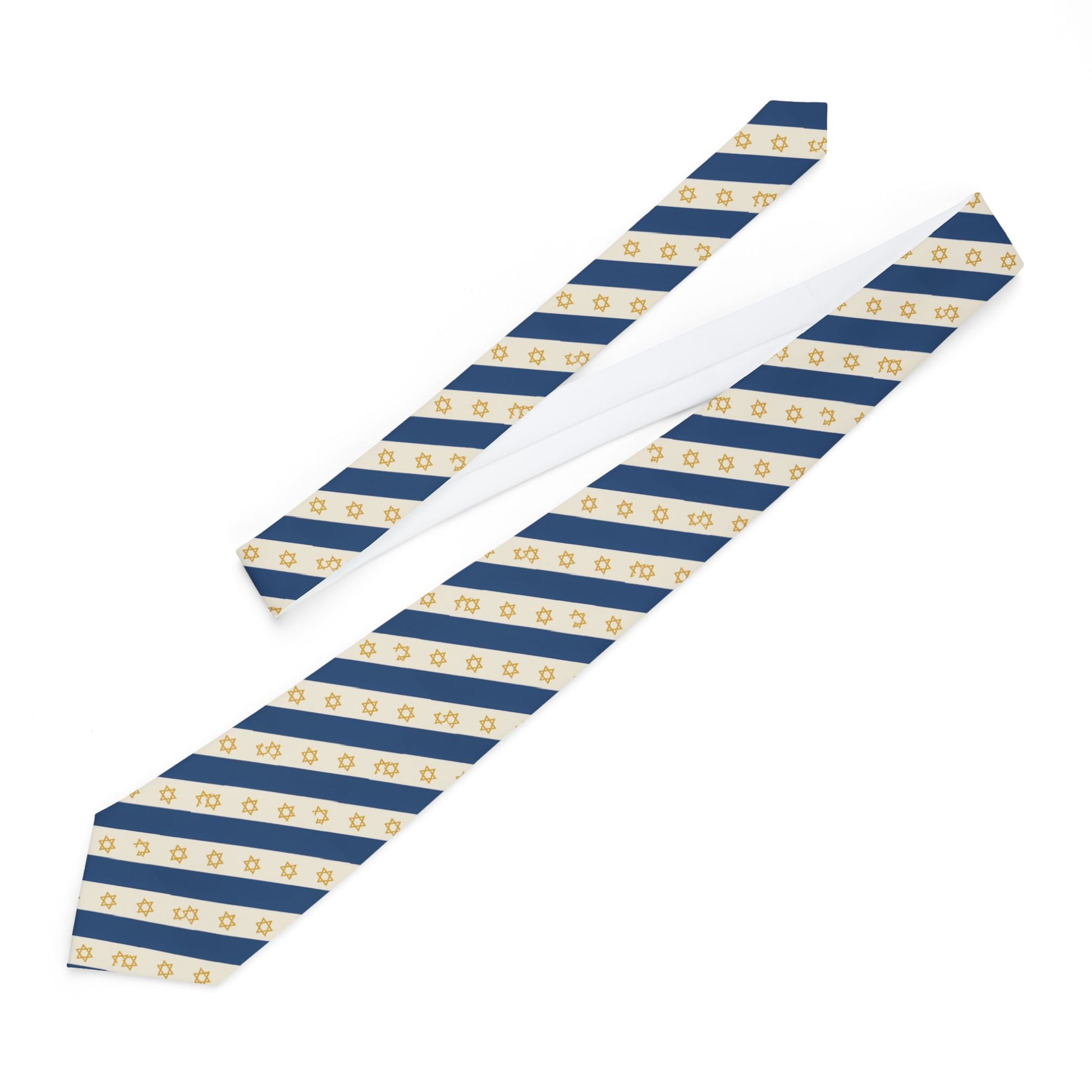 Israel Regalia Stripe Necktie - American Zionist