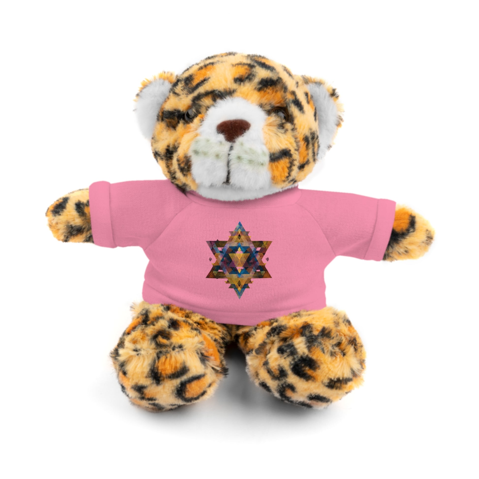 Star Of David Geometric Stuffed Animals with Tee - American Zionist