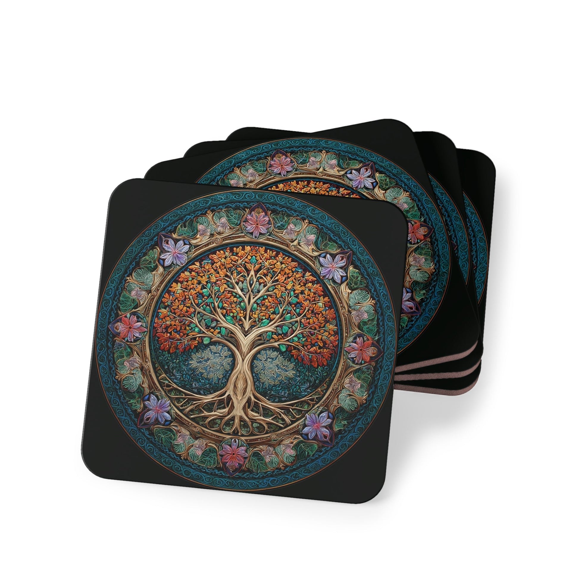 Blossoming Seasons Coasters - American Zionist
