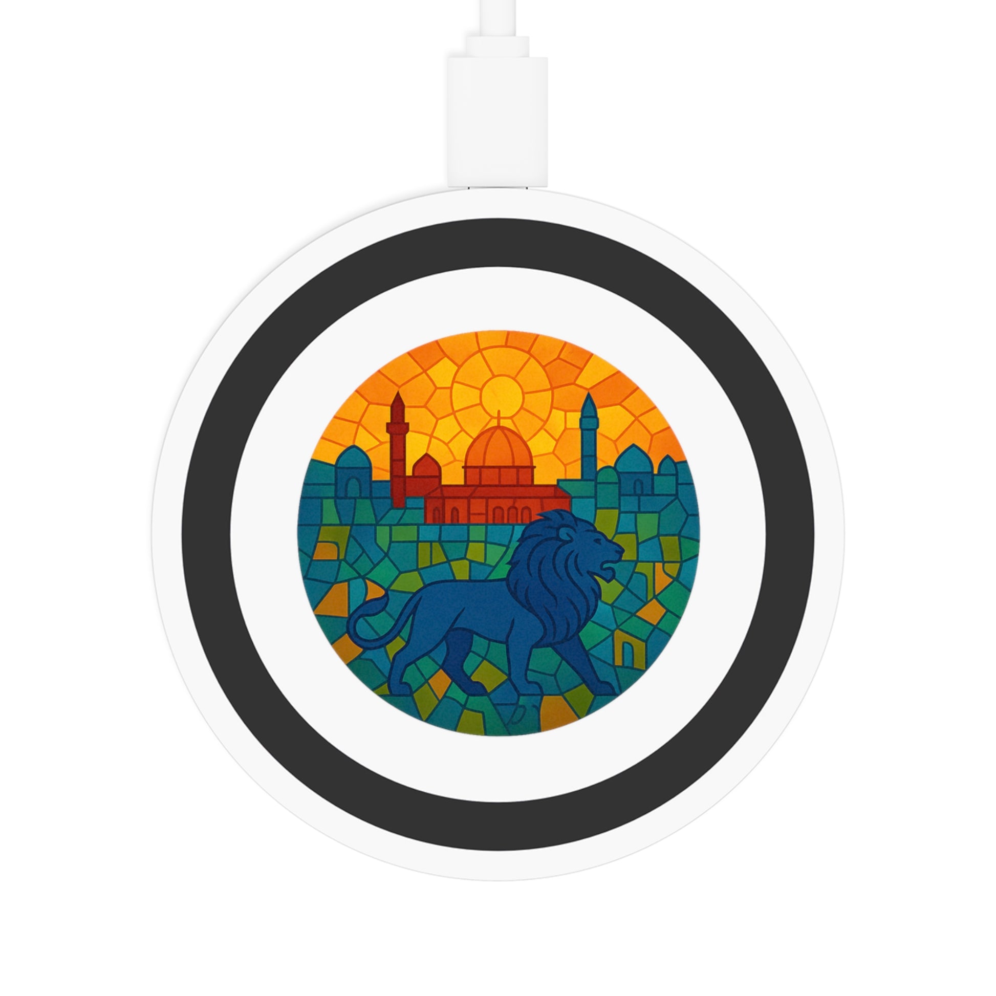 Guardian Of The City Quake Wireless Charging Pad - American Zionist