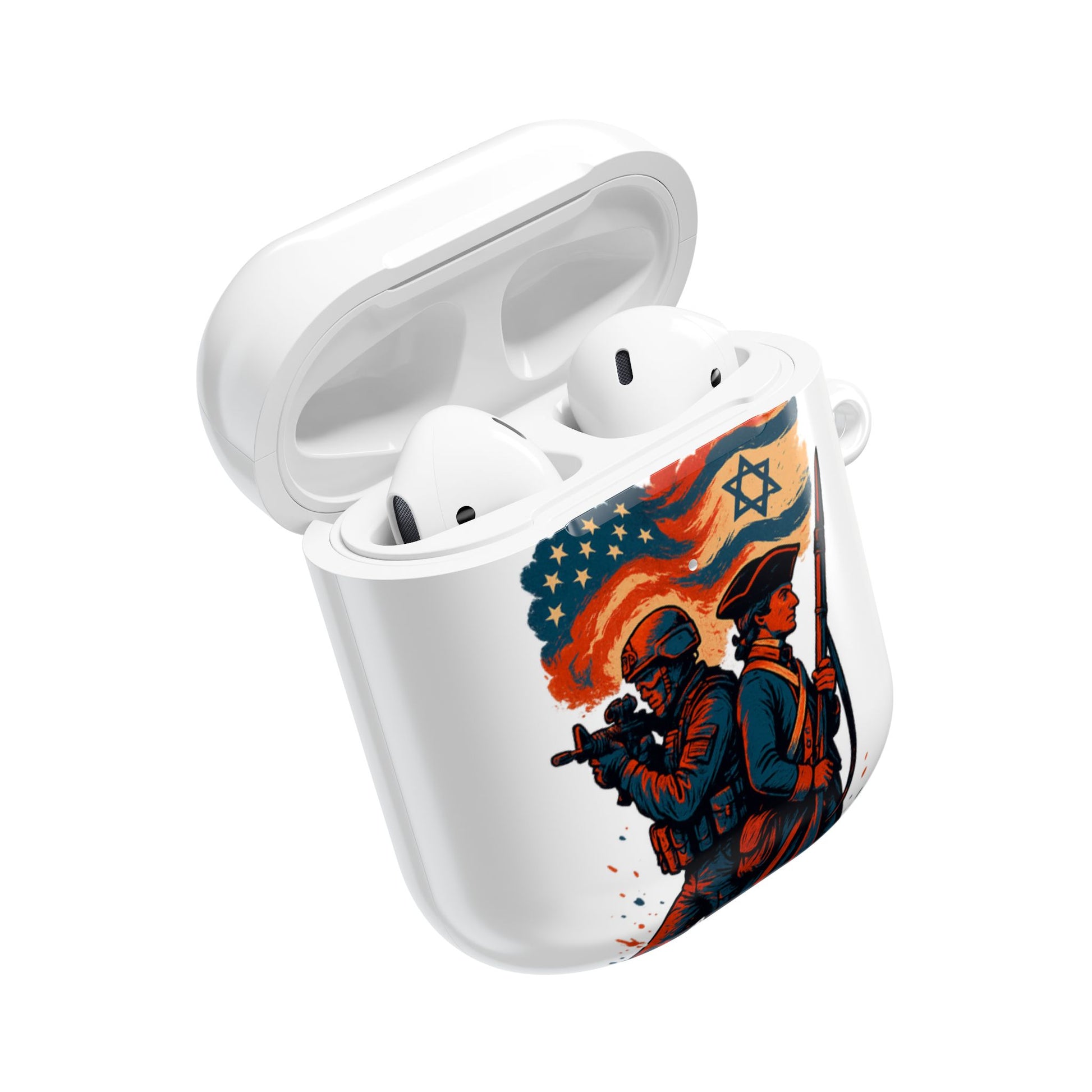 Defenders Across Generations AirPod Cases - American Zionist