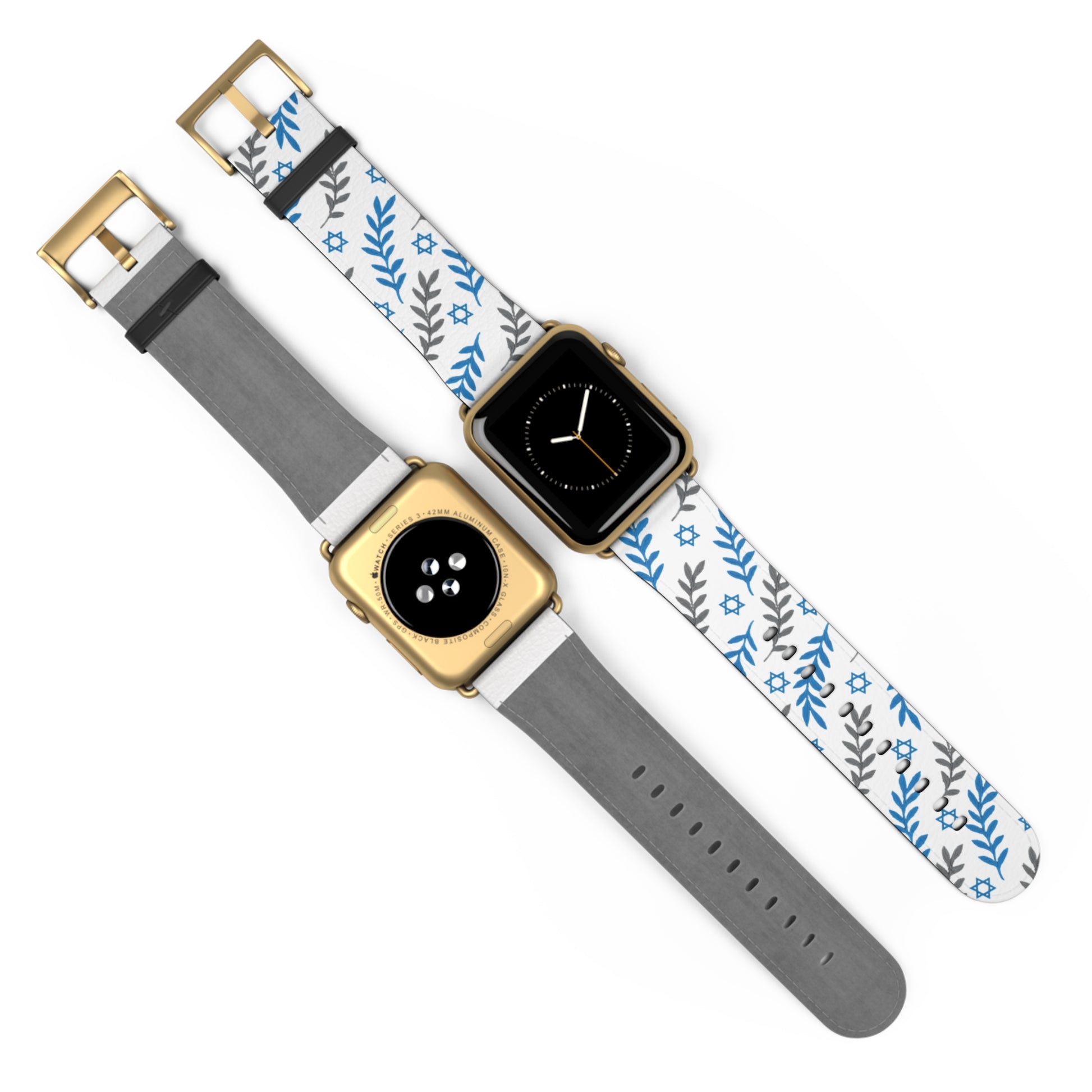 Olive and Shield Watch Band - American Zionist