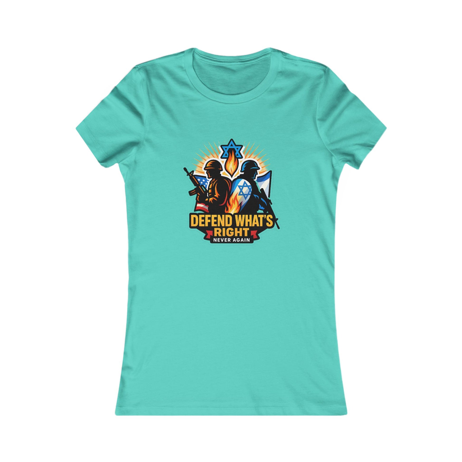 Defend Whats Right Women's Favorite Tee - American Zionist