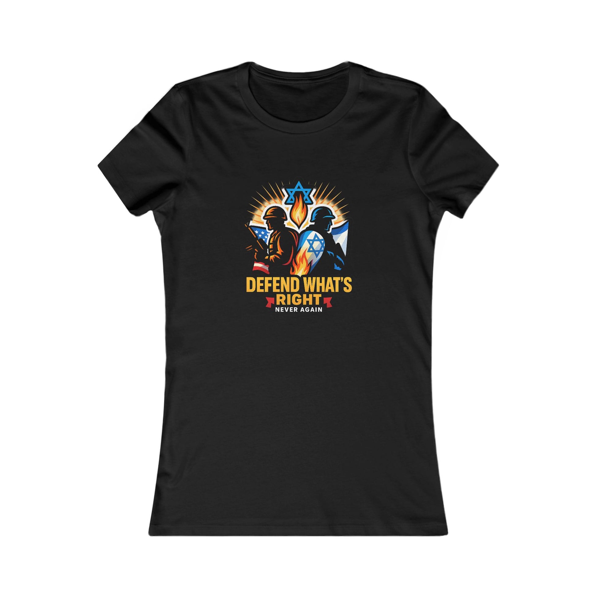 Defend Whats Right Women's Favorite Tee - American Zionist