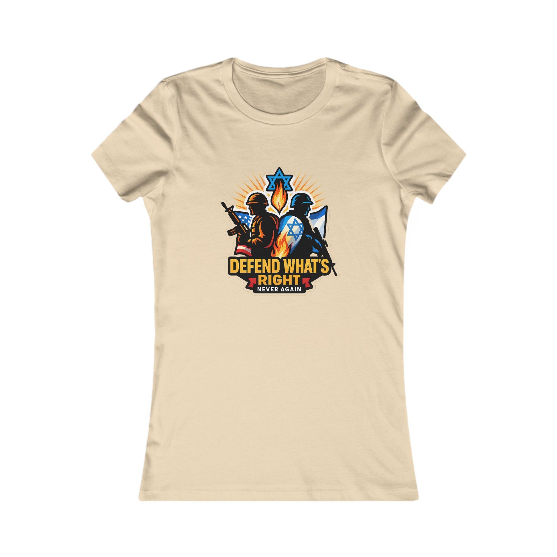 Defend Whats Right Women's Favorite Tee - American Zionist