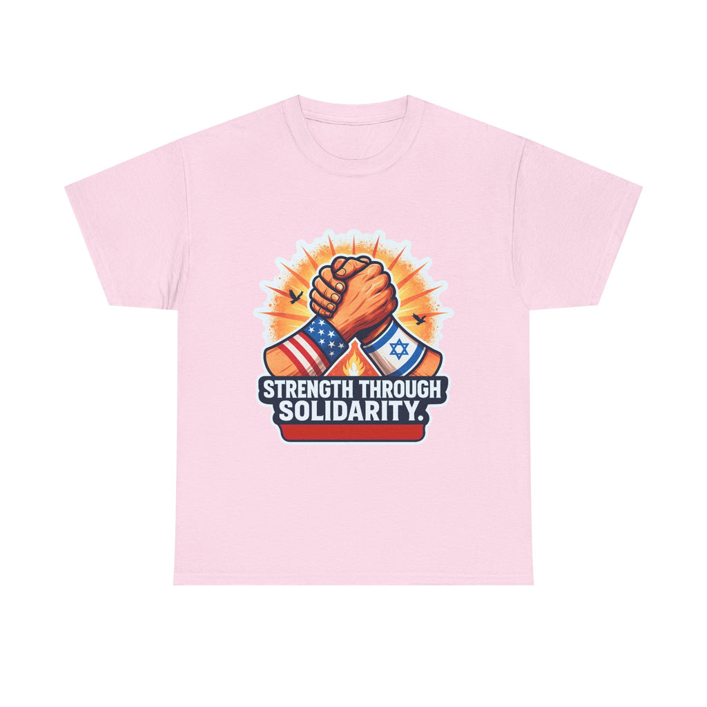 Strength Through Solidarity Unisex Heavy Cotton Tee - American Zionist