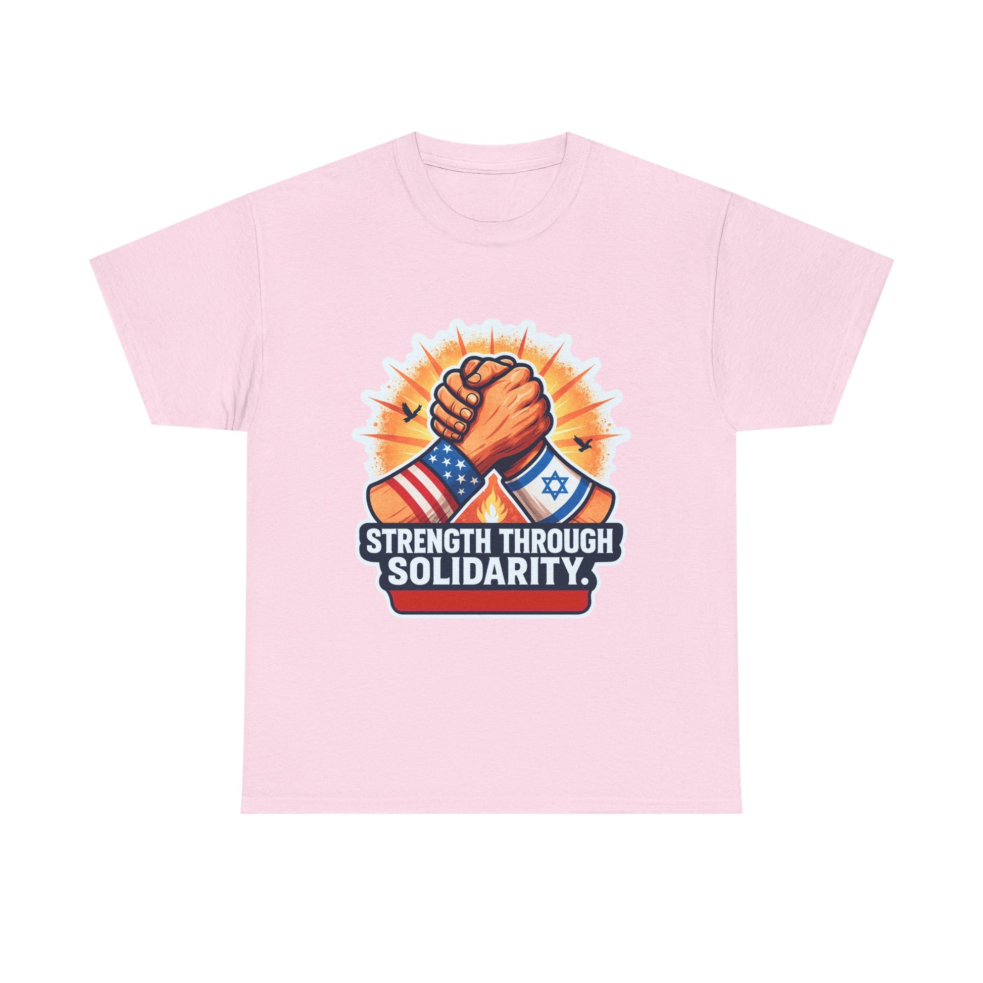Strength Through Solidarity Unisex Heavy Cotton Tee - American Zionist