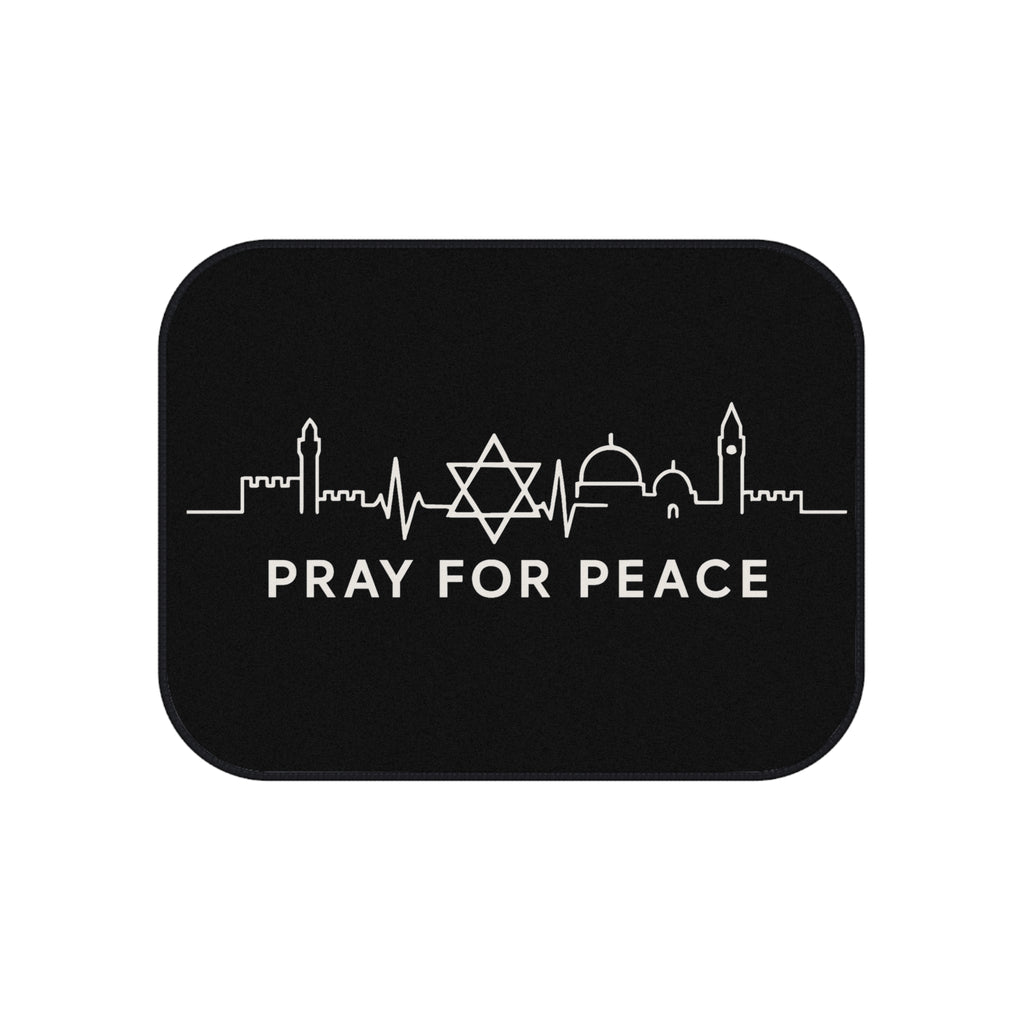 Pray For Peace Car Mats (2x Rear) - American Zionist