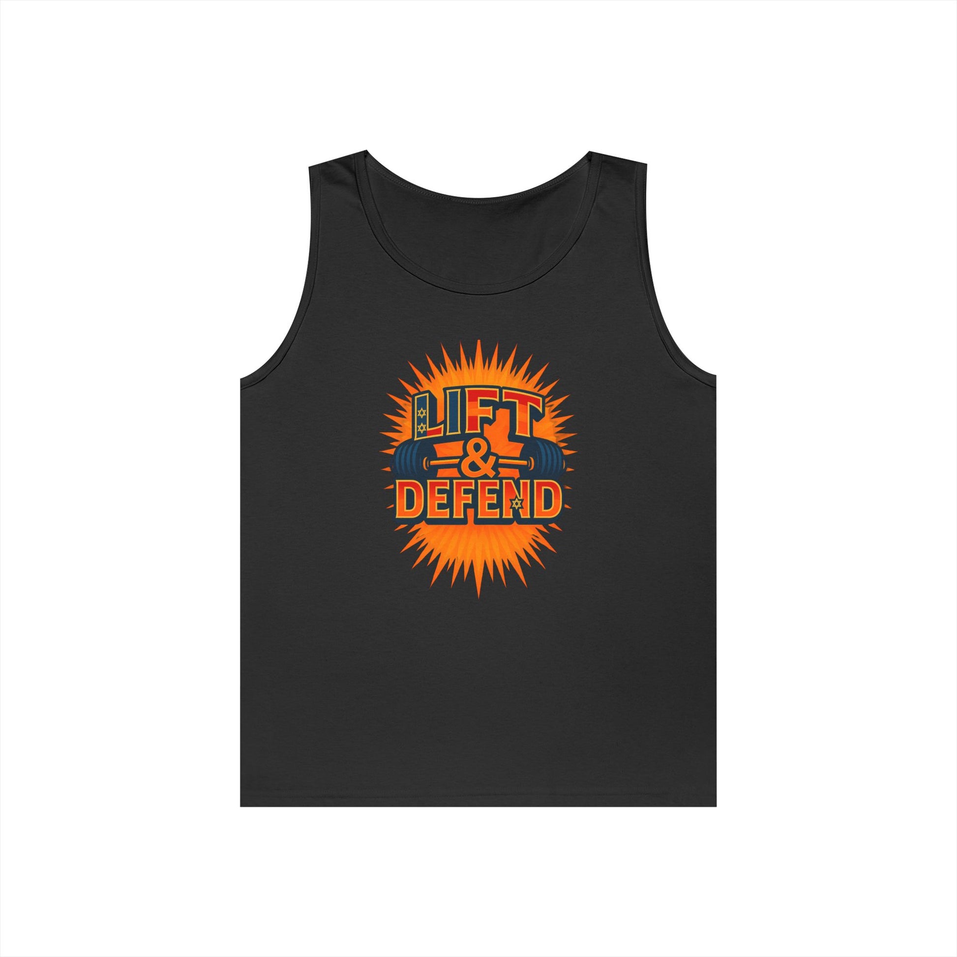 Lift Defend Unisex Heavy Cotton Tank Top - American Zionist