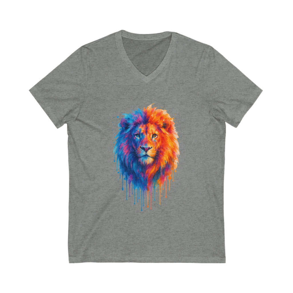 Judah Unleashed Unisex Jersey Short Sleeve V - Neck Tee - American Zionist