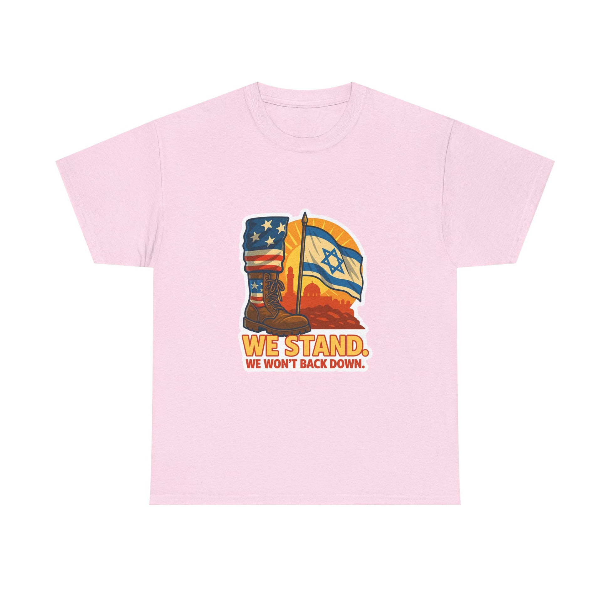 We Stand Unisex Heavy Cotton Tee - American Zionist