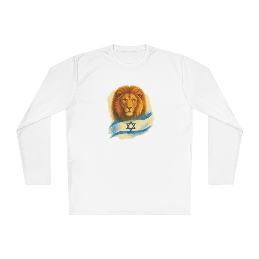 Lion Of Israel Unisex Lightweight Long Sleeve Tee - American Zionist