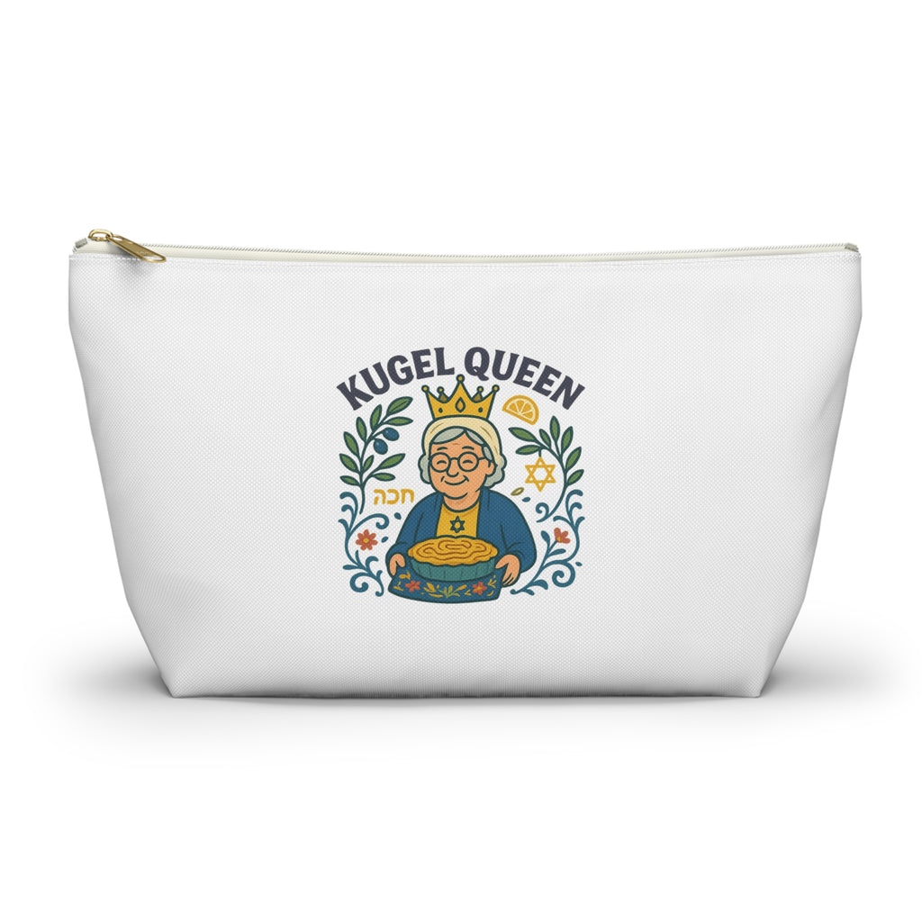 Kugel Queen Accessory Pouch w T - bottom - American Zionist