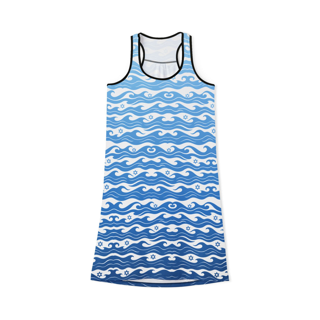 Waves of the Land Women's Racerback Dress (AOP) - American Zionist
