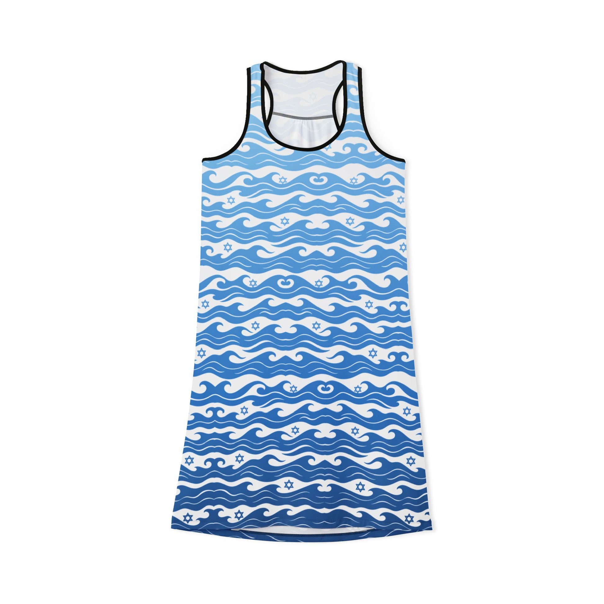 Waves of the Land Women's Racerback Dress (AOP) - American Zionist