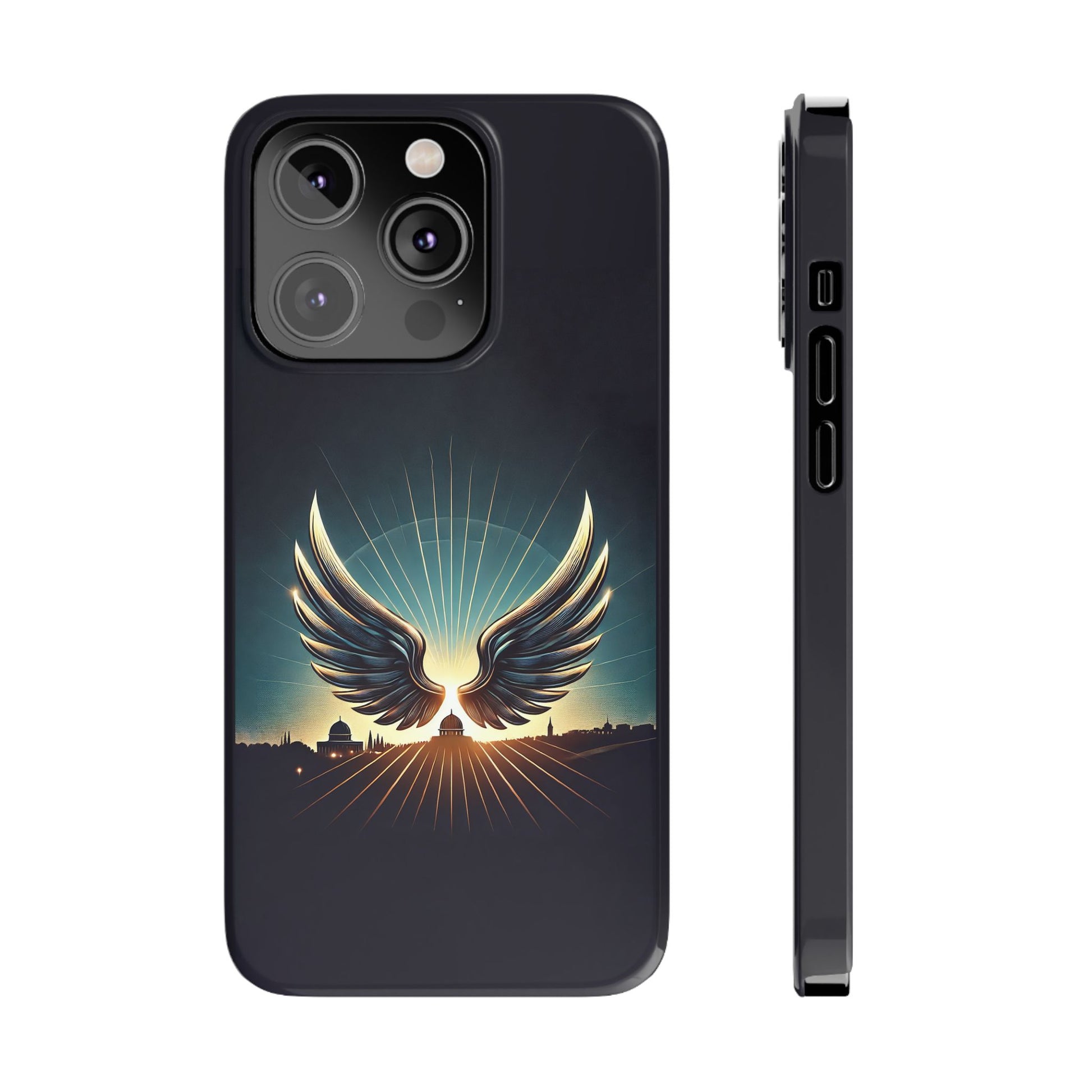 Sunset Wings Slim Phone Cases - American Zionist