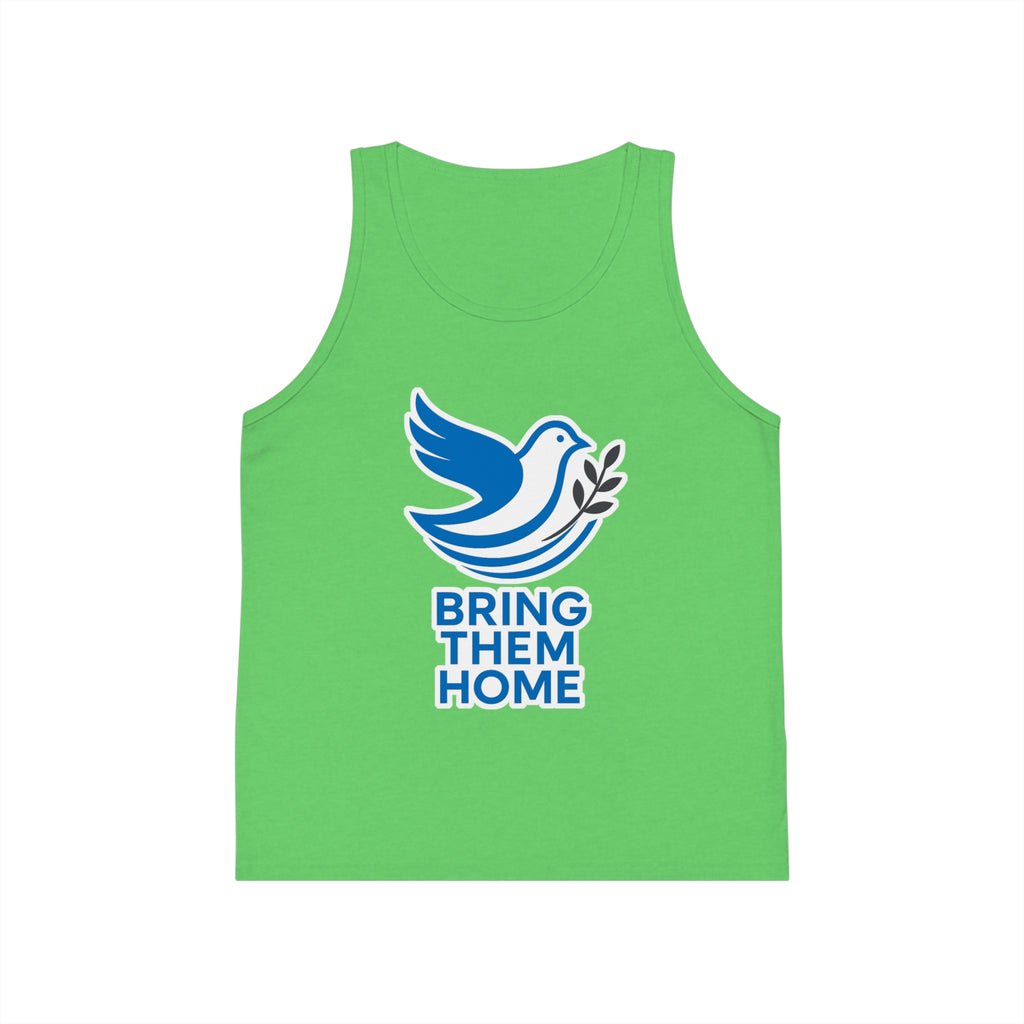 Dove Bring Them Home Kid's Jersey Tank Top - American Zionist