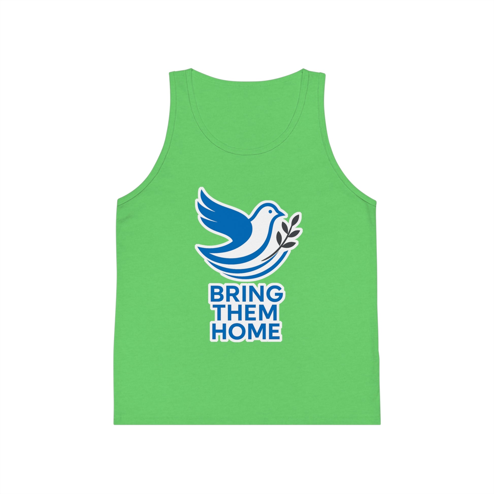 Dove Bring Them Home Kid's Jersey Tank Top - American Zionist