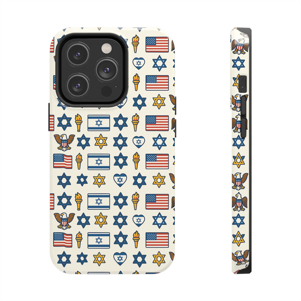 Symbol Of Shared Freedom Tough Phone Cases - American Zionist