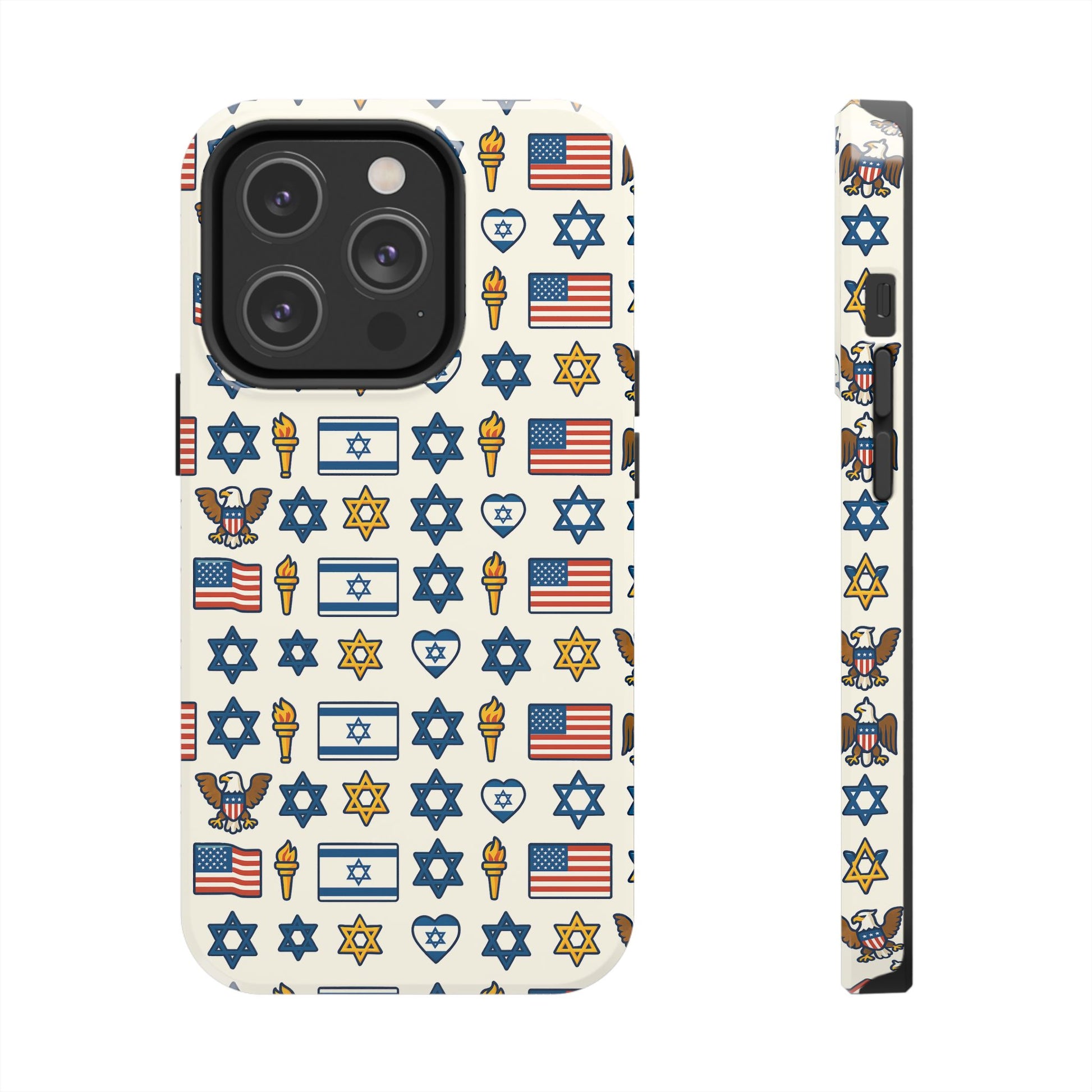 Symbol Of Shared Freedom Tough Phone Cases - American Zionist