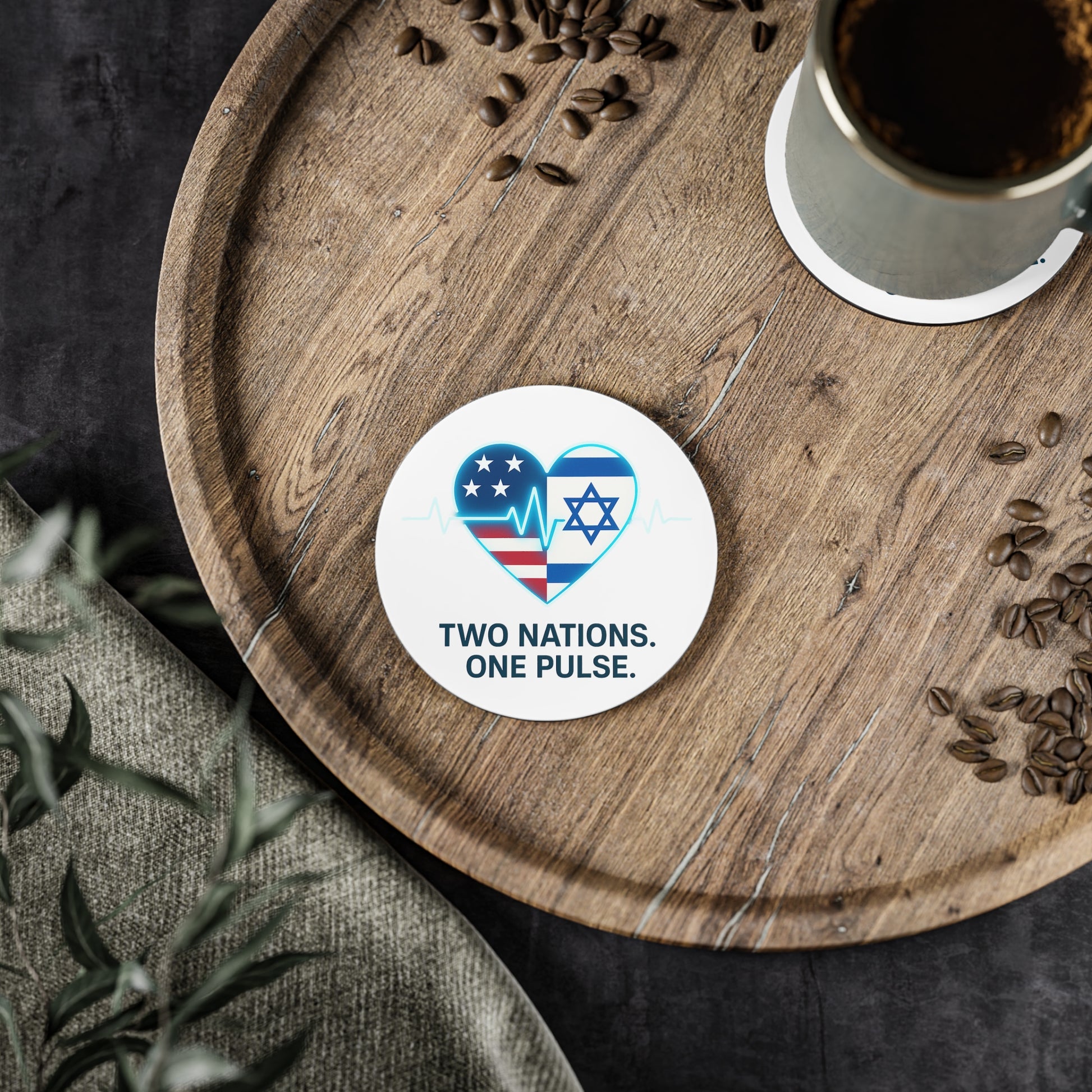 Two Nations. One Pulse Coasters - American Zionist