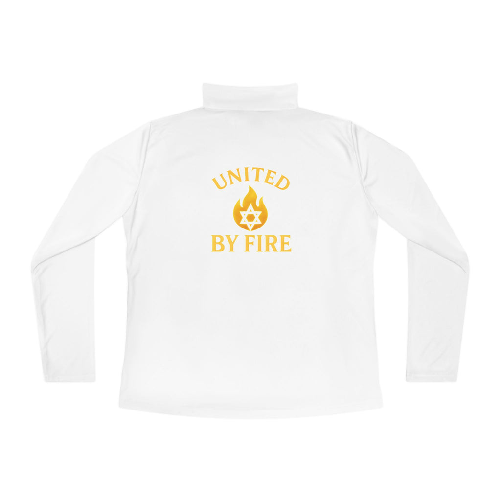 United by Fire Ladies Quarter - Zip Pullover - American Zionist