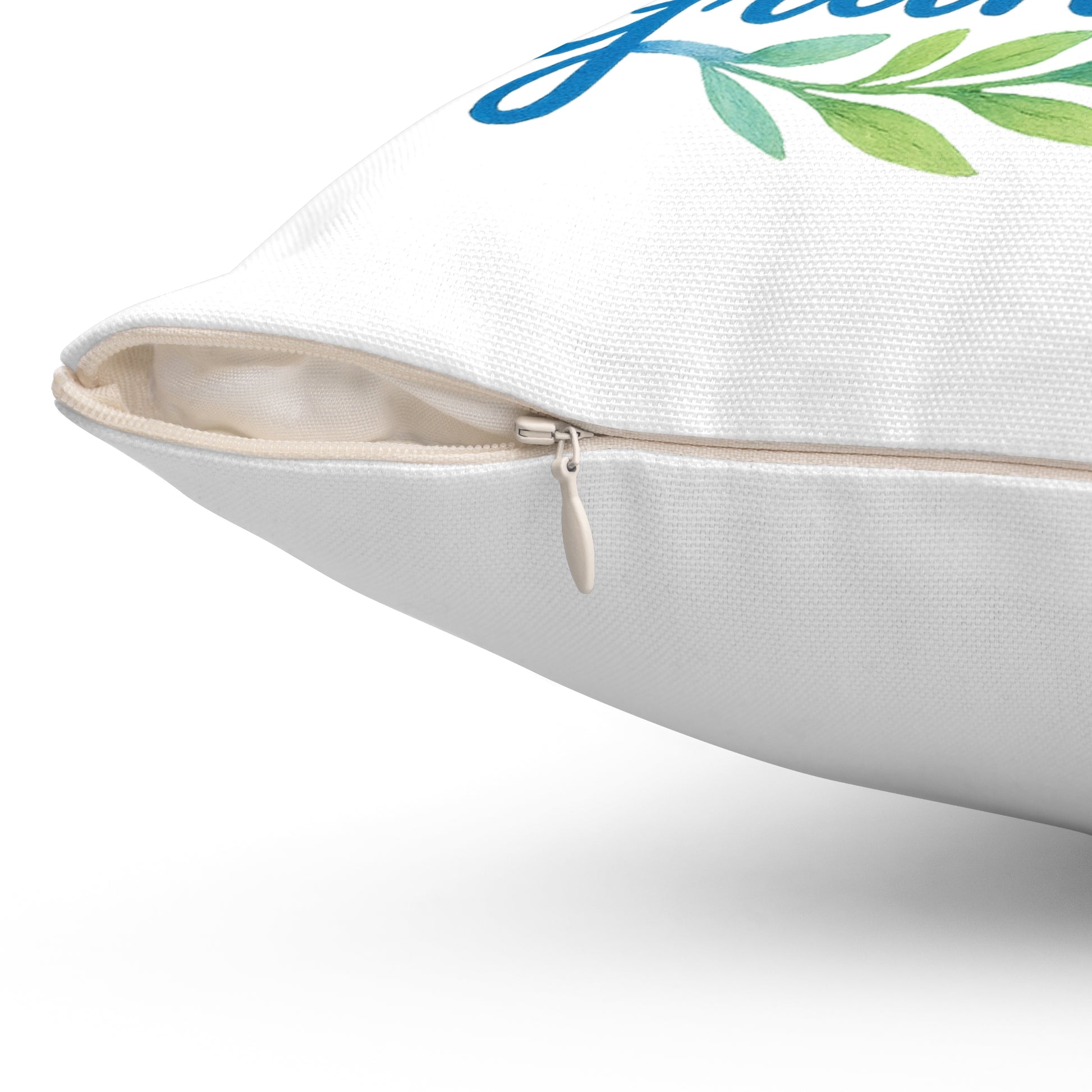 Blessed To Be A Grandma Spun Polyester Square Pillow - American Zionist
