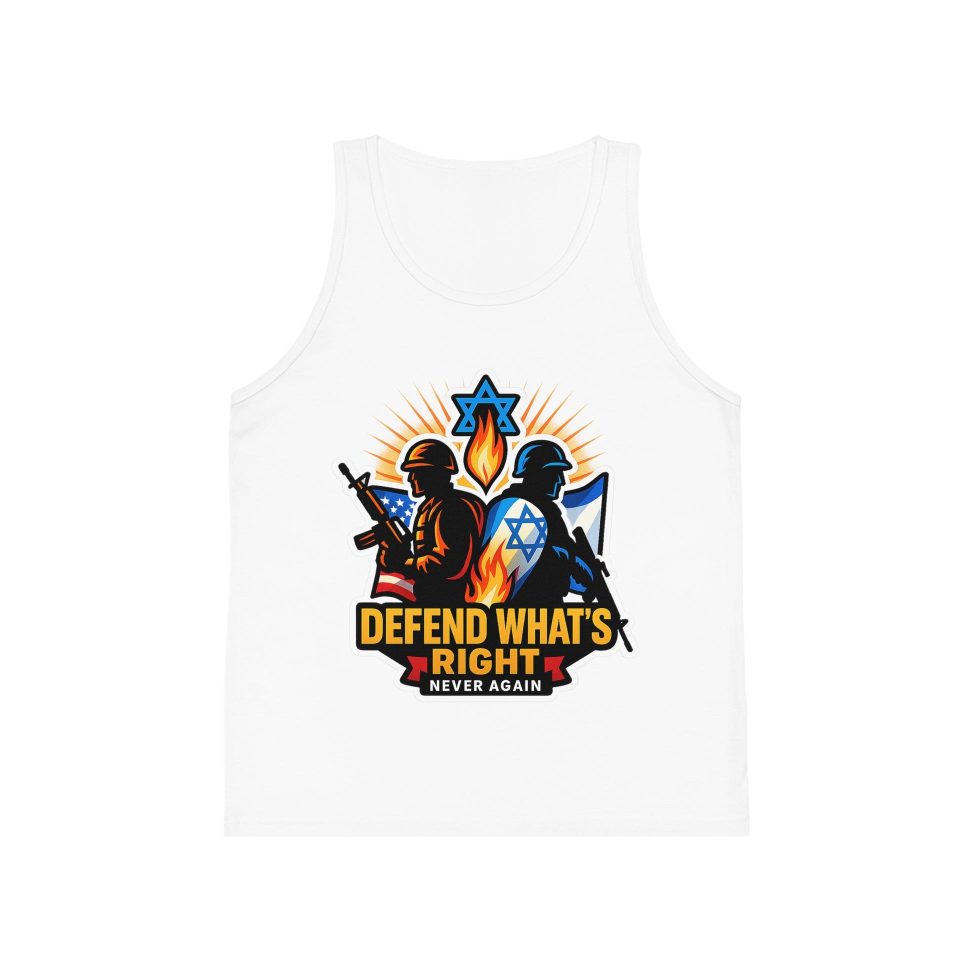 Defend What's Right Kids Jersey Tank Top - American Zionist