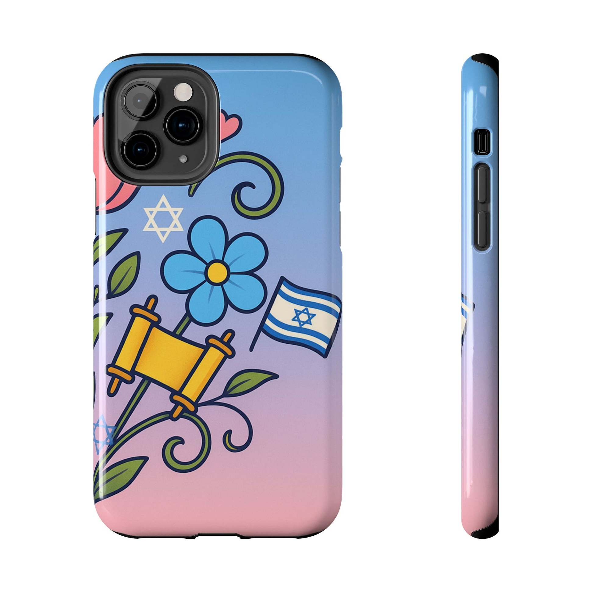 Flourish with Freedom Tough Phone Cases - American Zionist