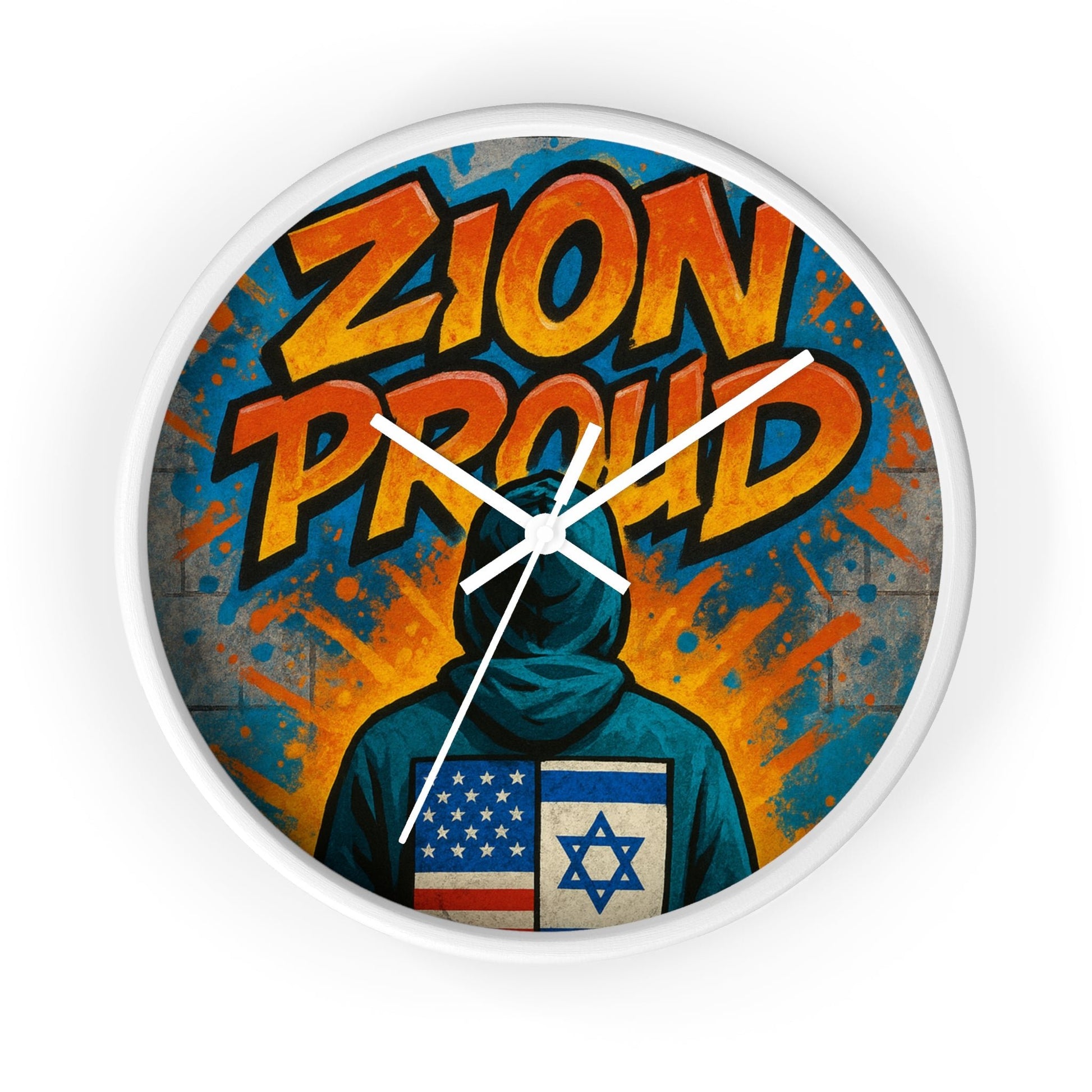 Zion Proud Wall Clock - American Zionist