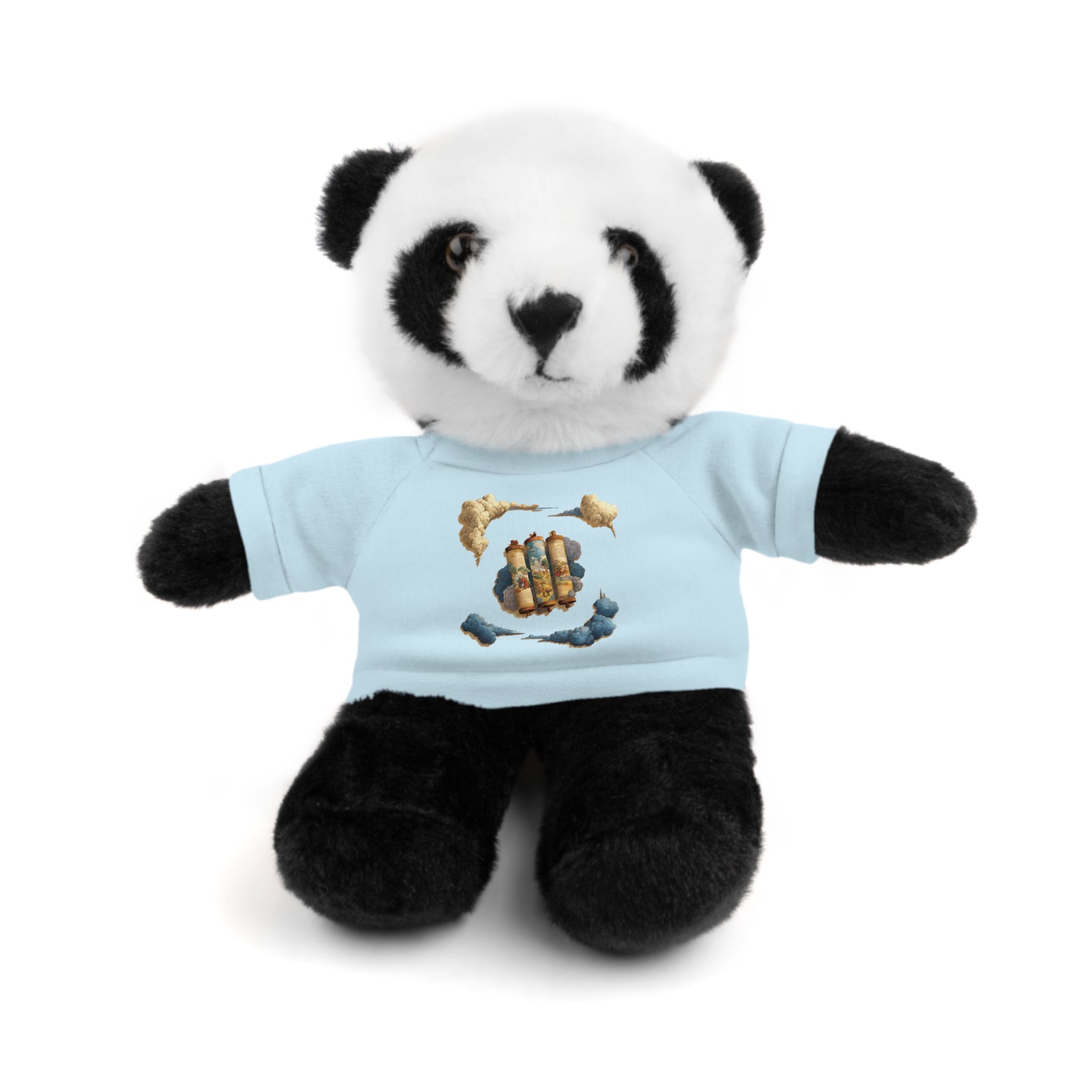Cloudy Scroll Of Moses Stuffed Animals with Tee - American Zionist