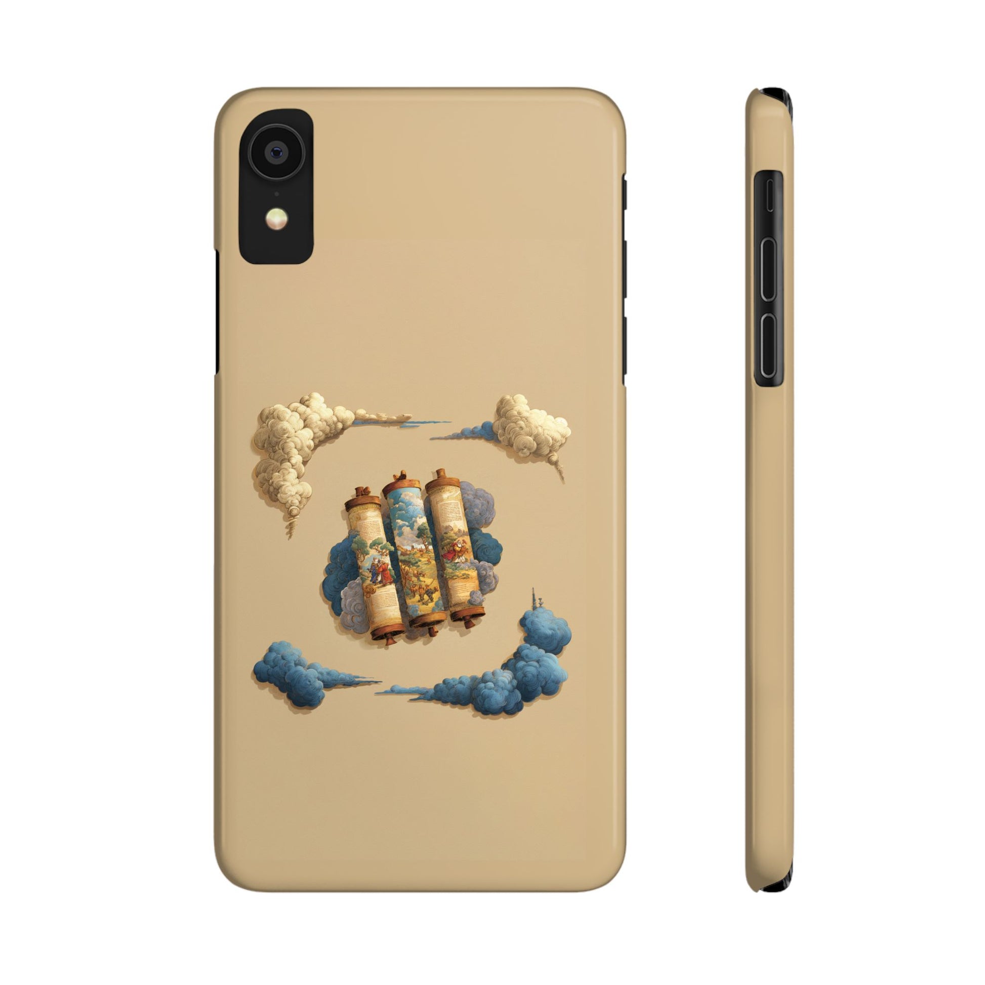 Cloudy Scroll of Moses Slim Phone Cases - American Zionist