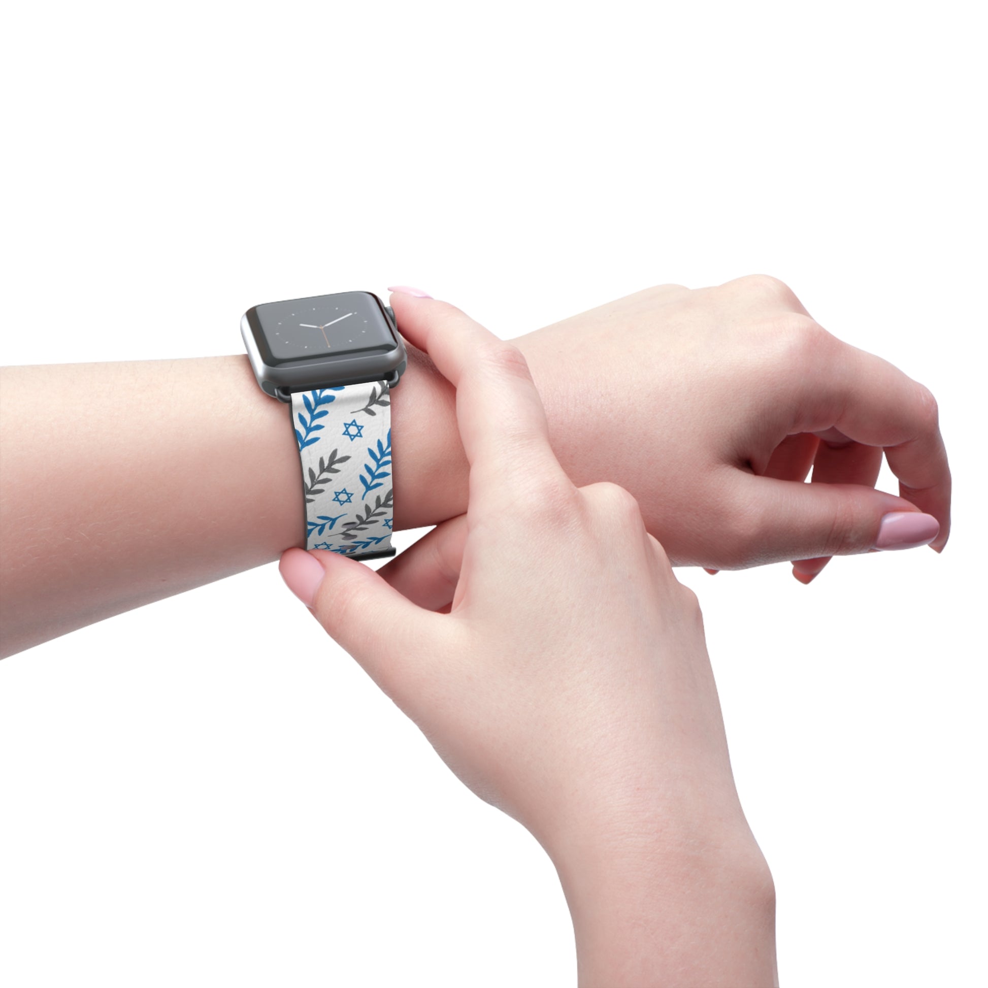 Olive and Shield Watch Band - American Zionist