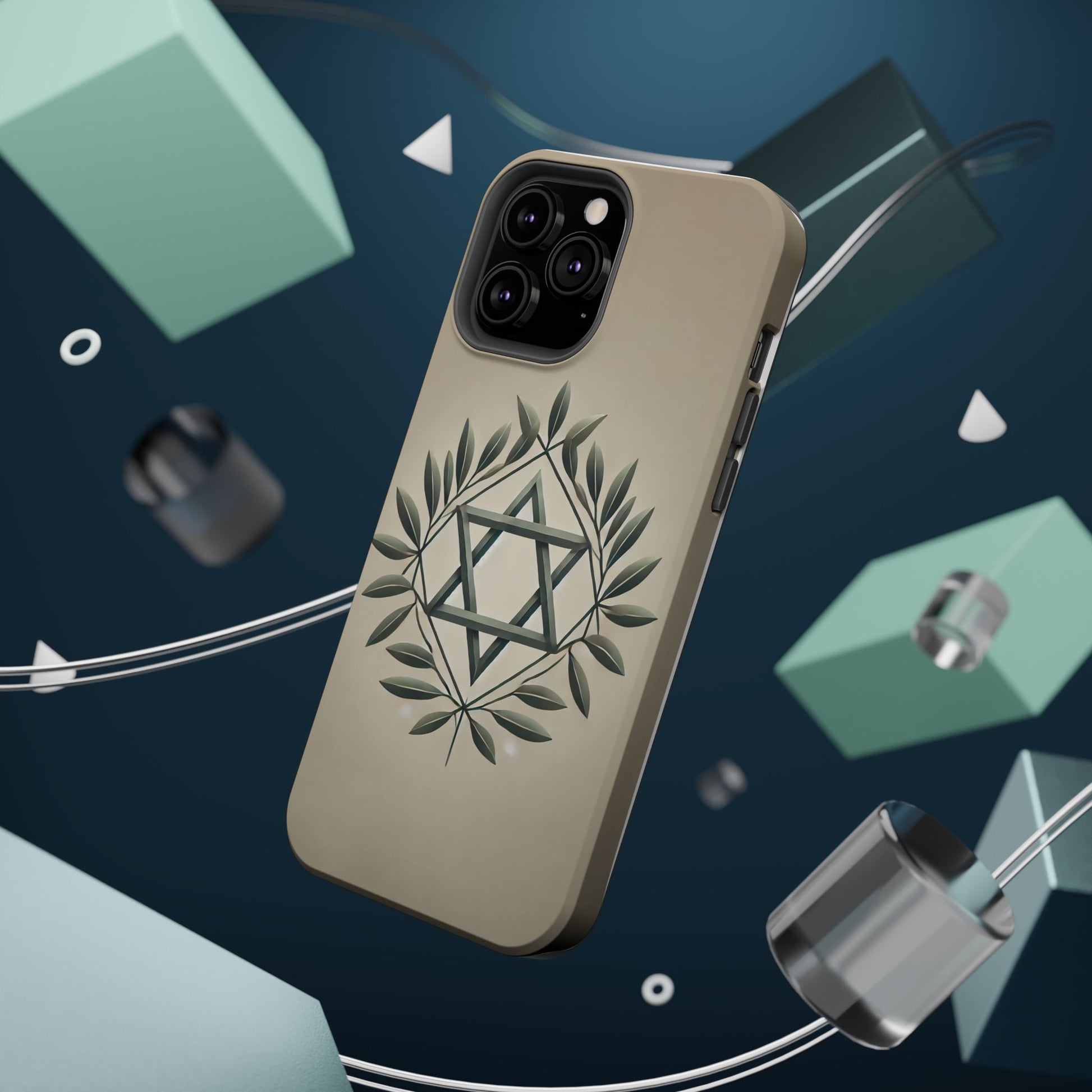 Olive and Star of David Magnetic Tough Cases - American Zionist