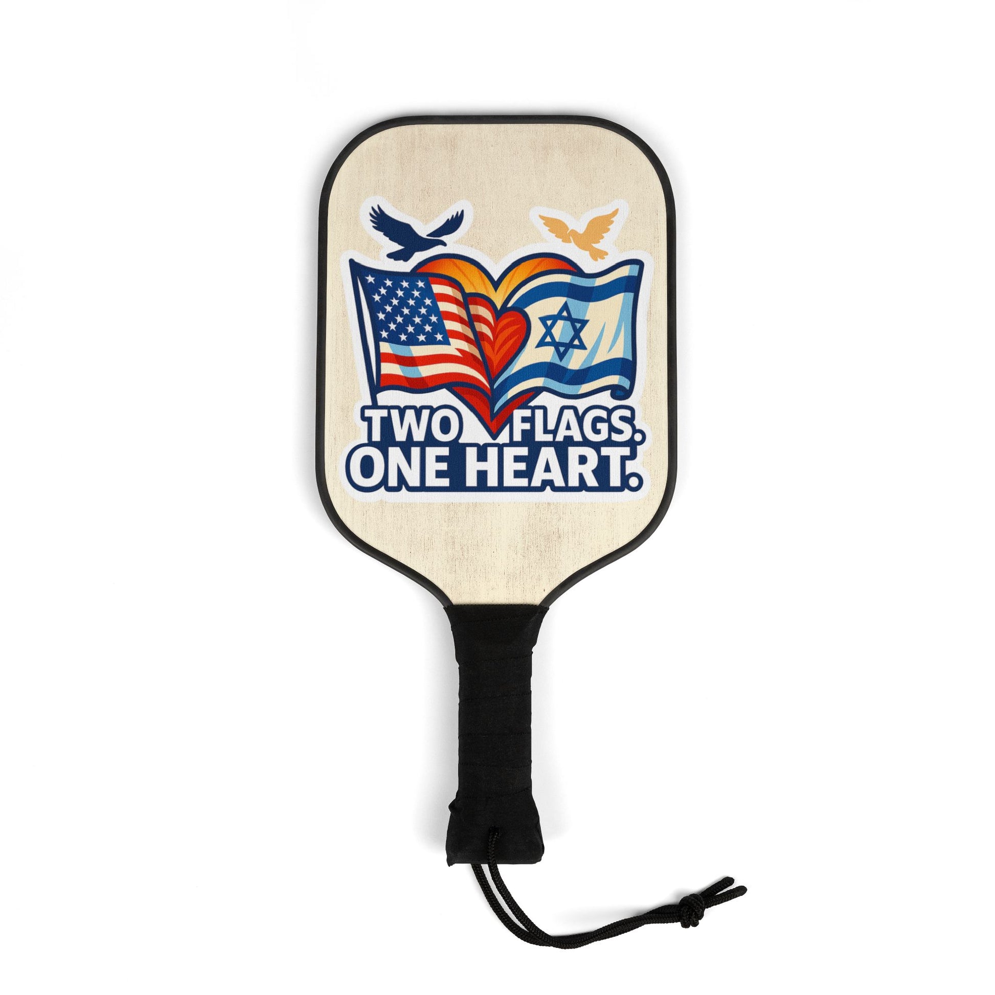 Two Flags One Heart Pickleball Kit - American Zionist