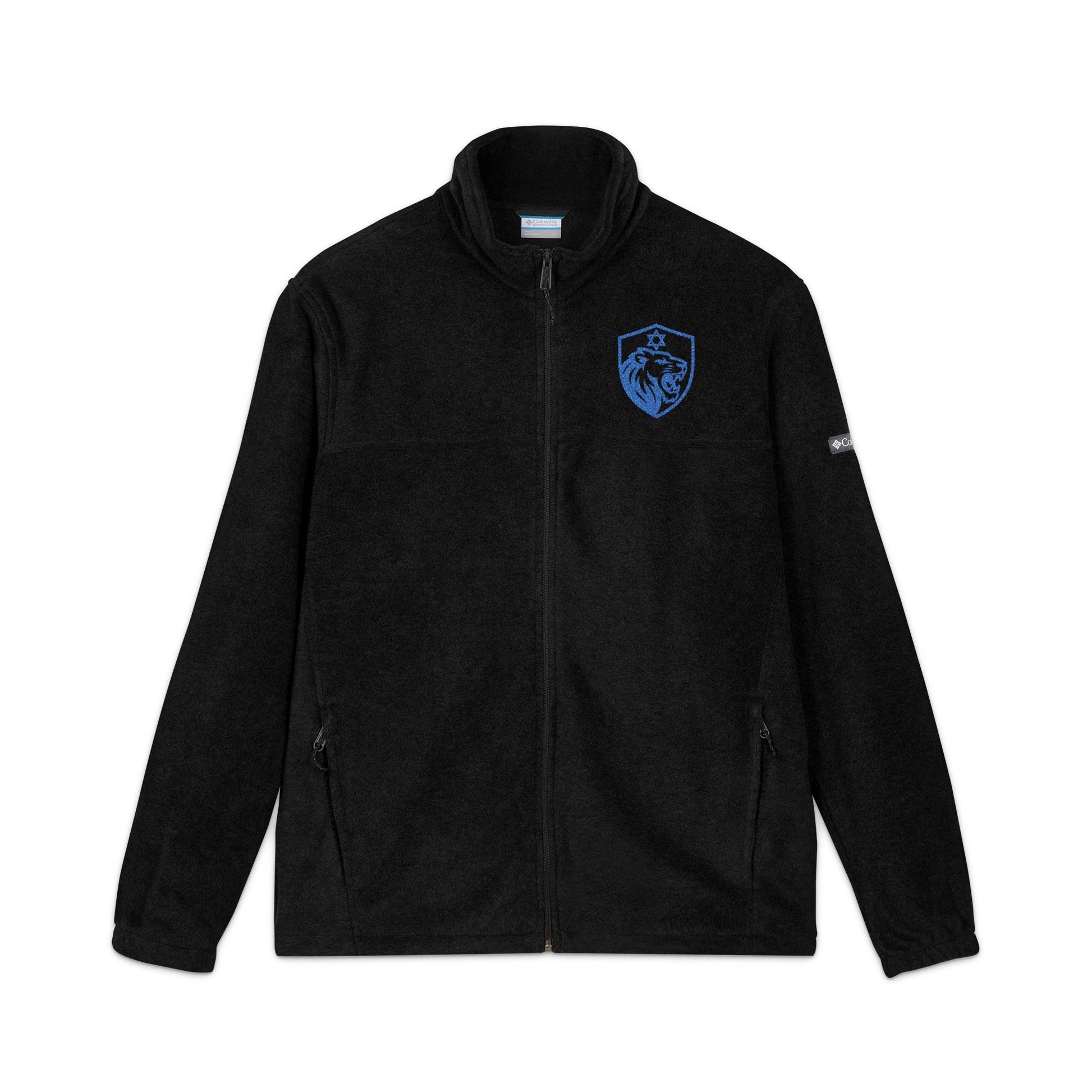 Lion Shield Of Israel Unisex Columbia Fleece Jacket - American Zionist