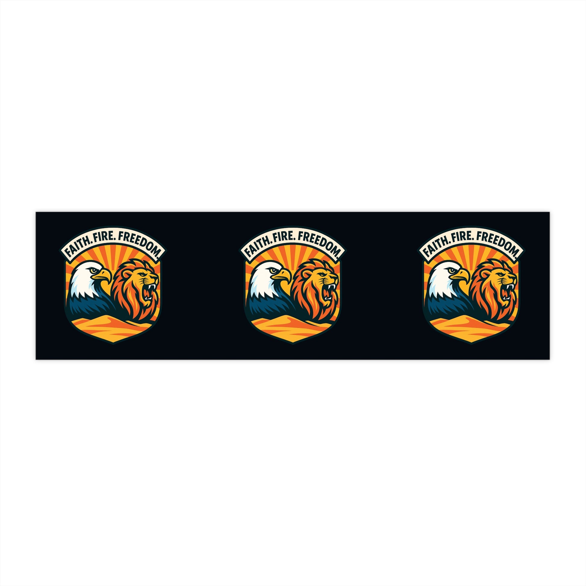 Lions Eagles Rise - Bumper Stickers - American Zionist