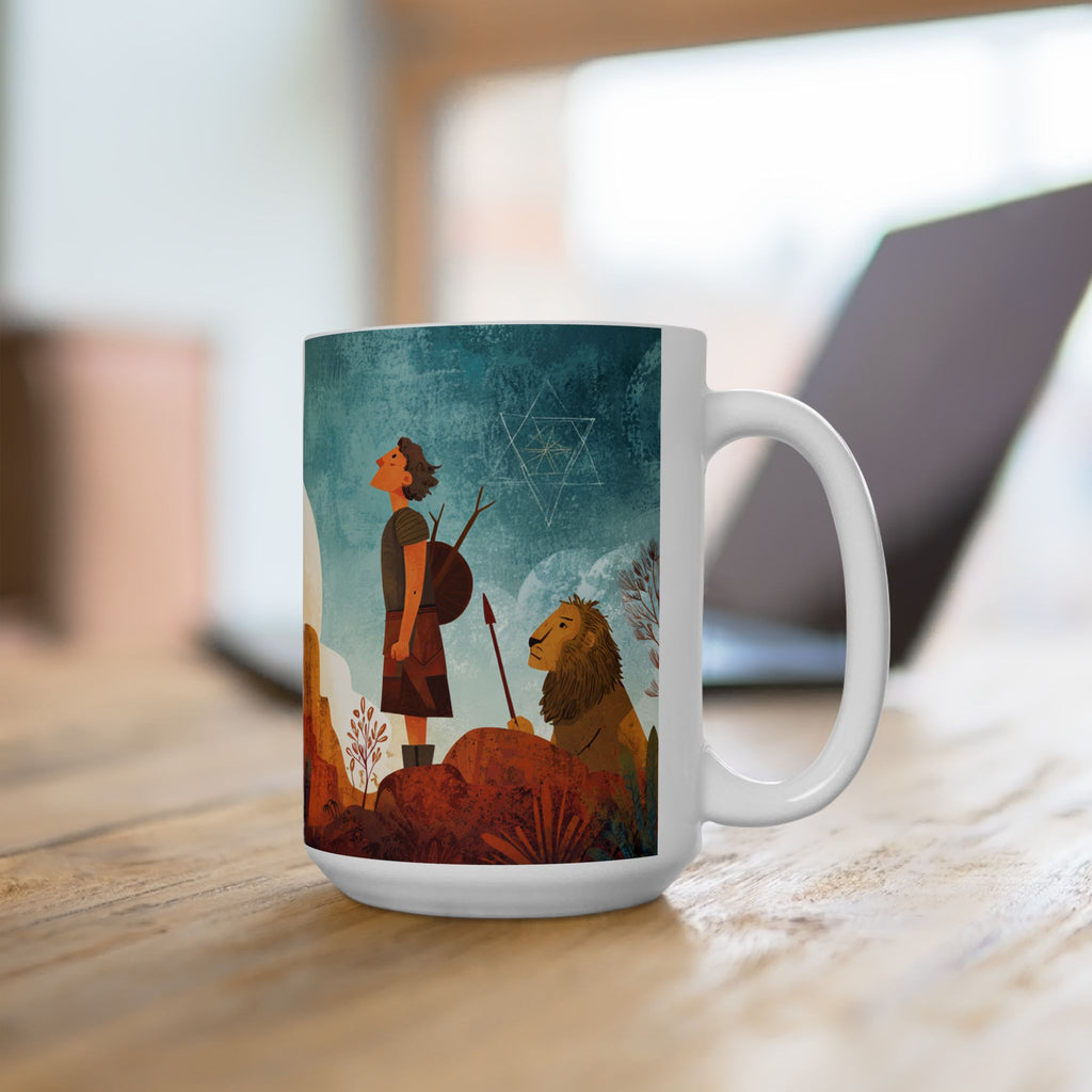 Jerusalem Adventurer Ceramic Mug 11oz, 15oz - American Zionist