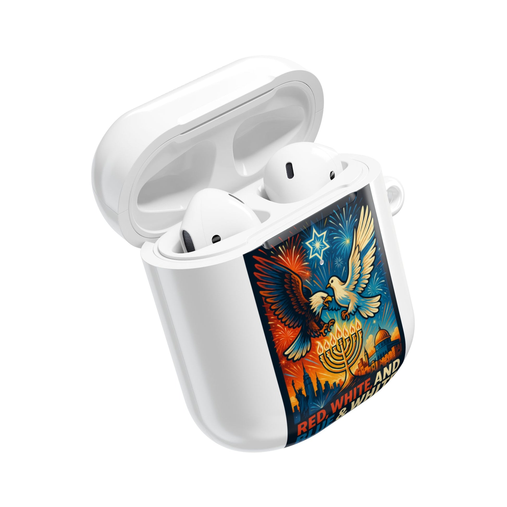 Red White and Blue AirPod Cases - American Zionist