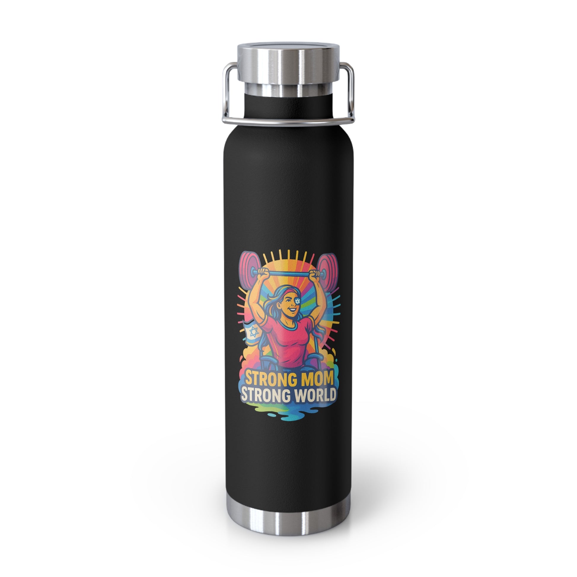 Strong Mom Copper Vacuum Insulated Bottle, 22oz - American Zionist