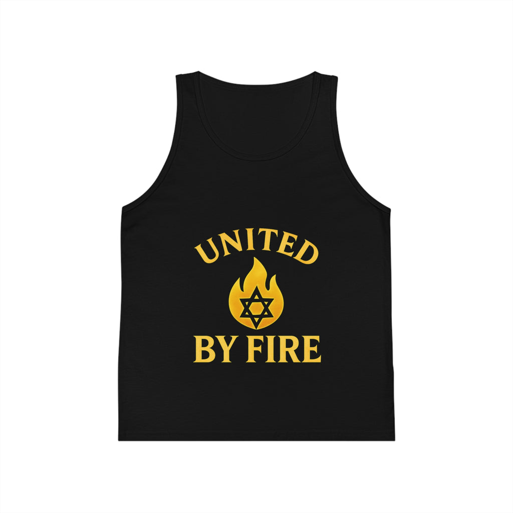 United by Fire Kid's Jersey Tank Top - American Zionist
