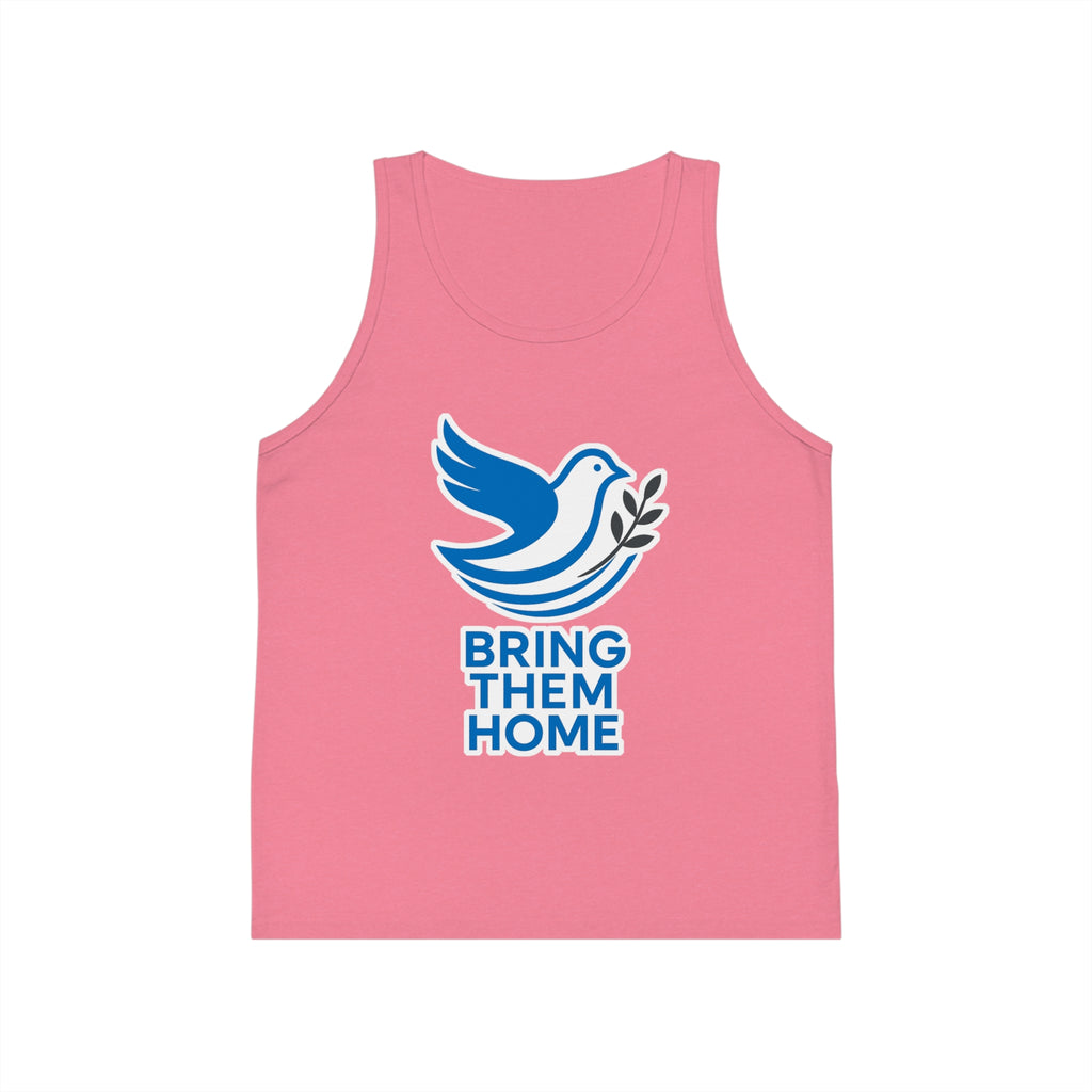 Dove Bring Them Home Kid's Jersey Tank Top - American Zionist