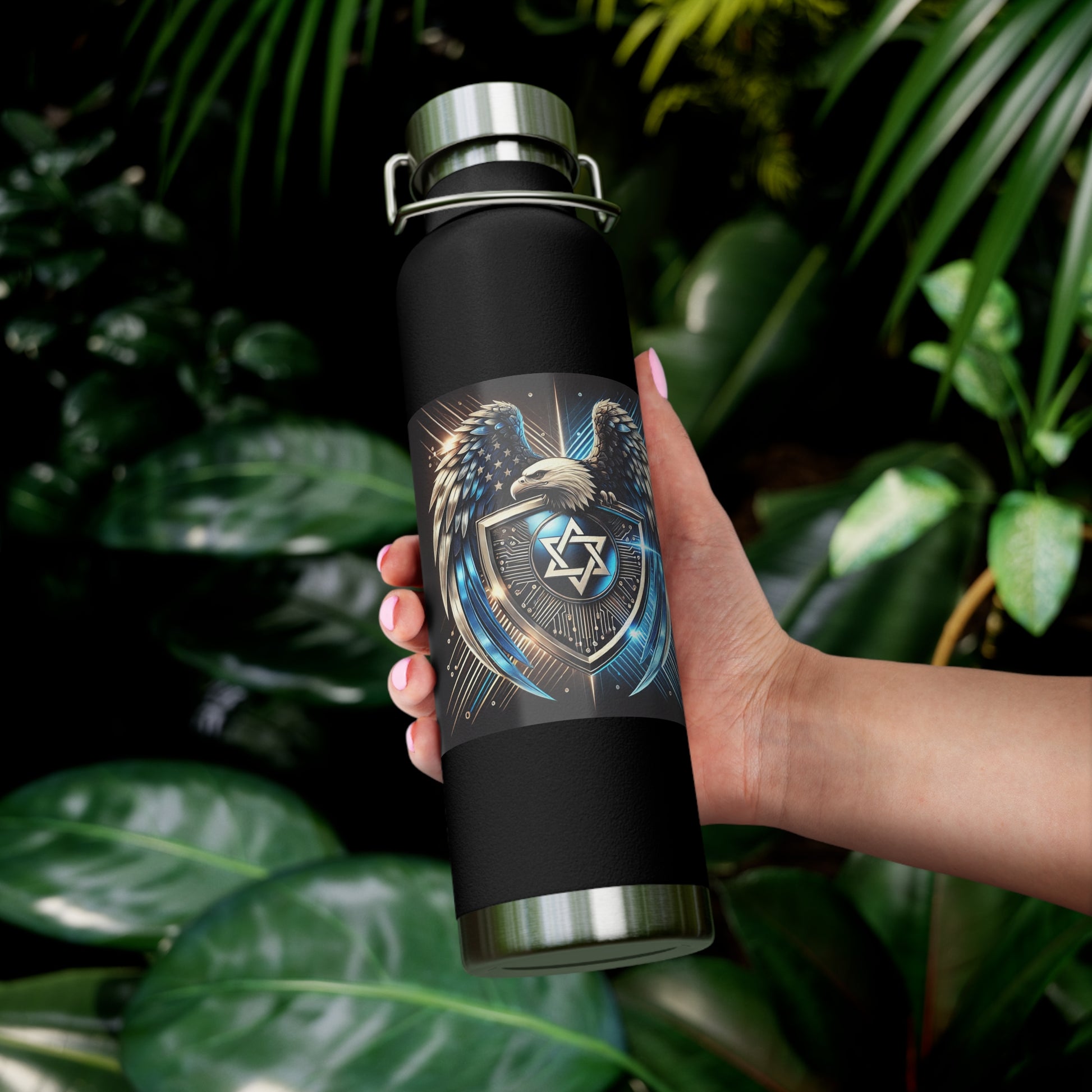 Wings of Zion Copper Vacuum Insulated Bottle, 22oz - American Zionist