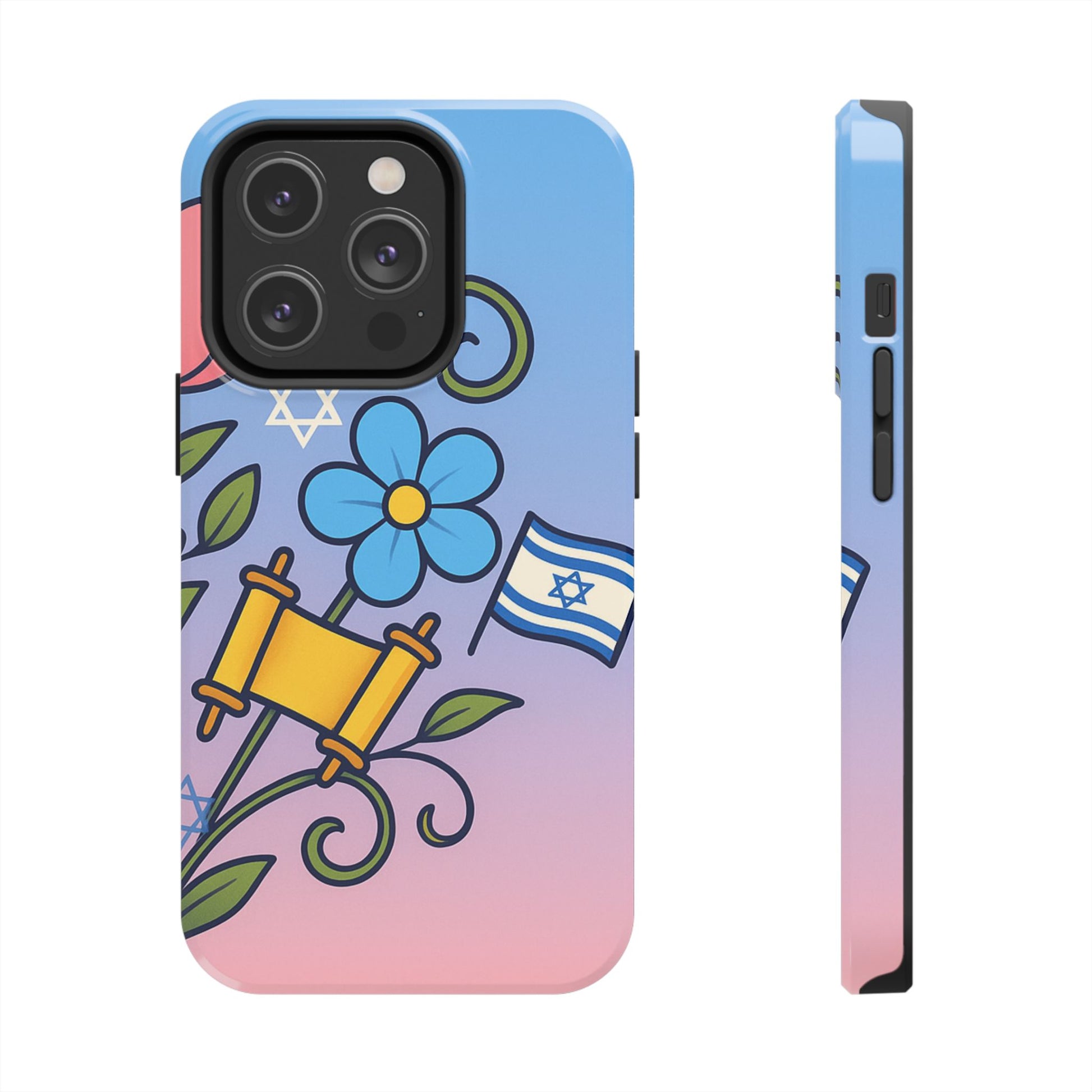Flourish with Freedom Tough Phone Cases - American Zionist