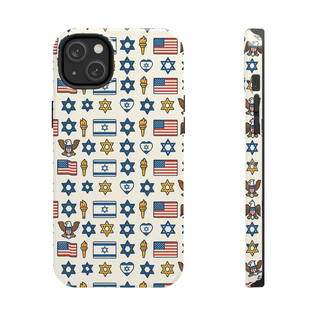 Symbol Of Shared Freedom Tough Phone Cases - American Zionist