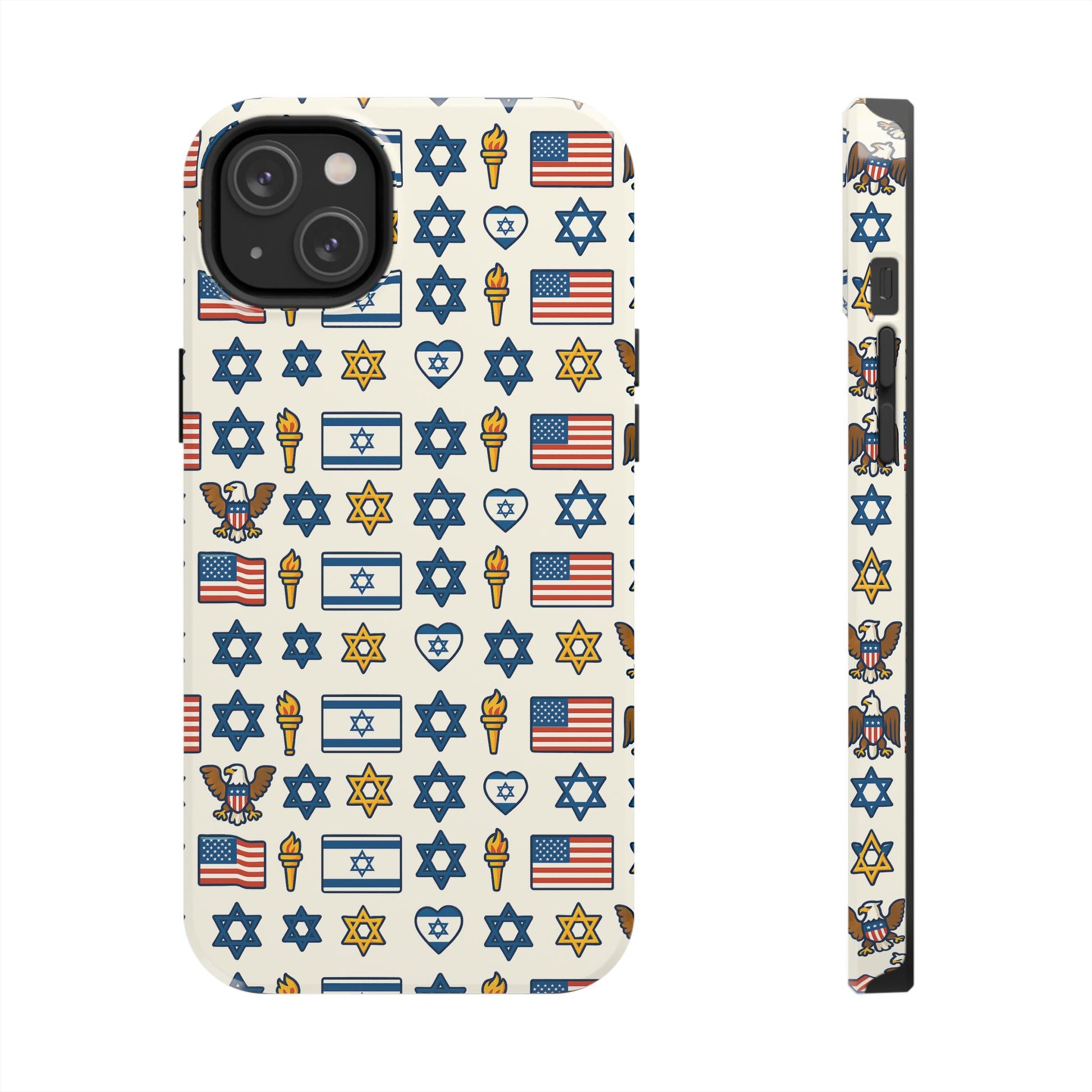 Symbol Of Shared Freedom Tough Phone Cases - American Zionist