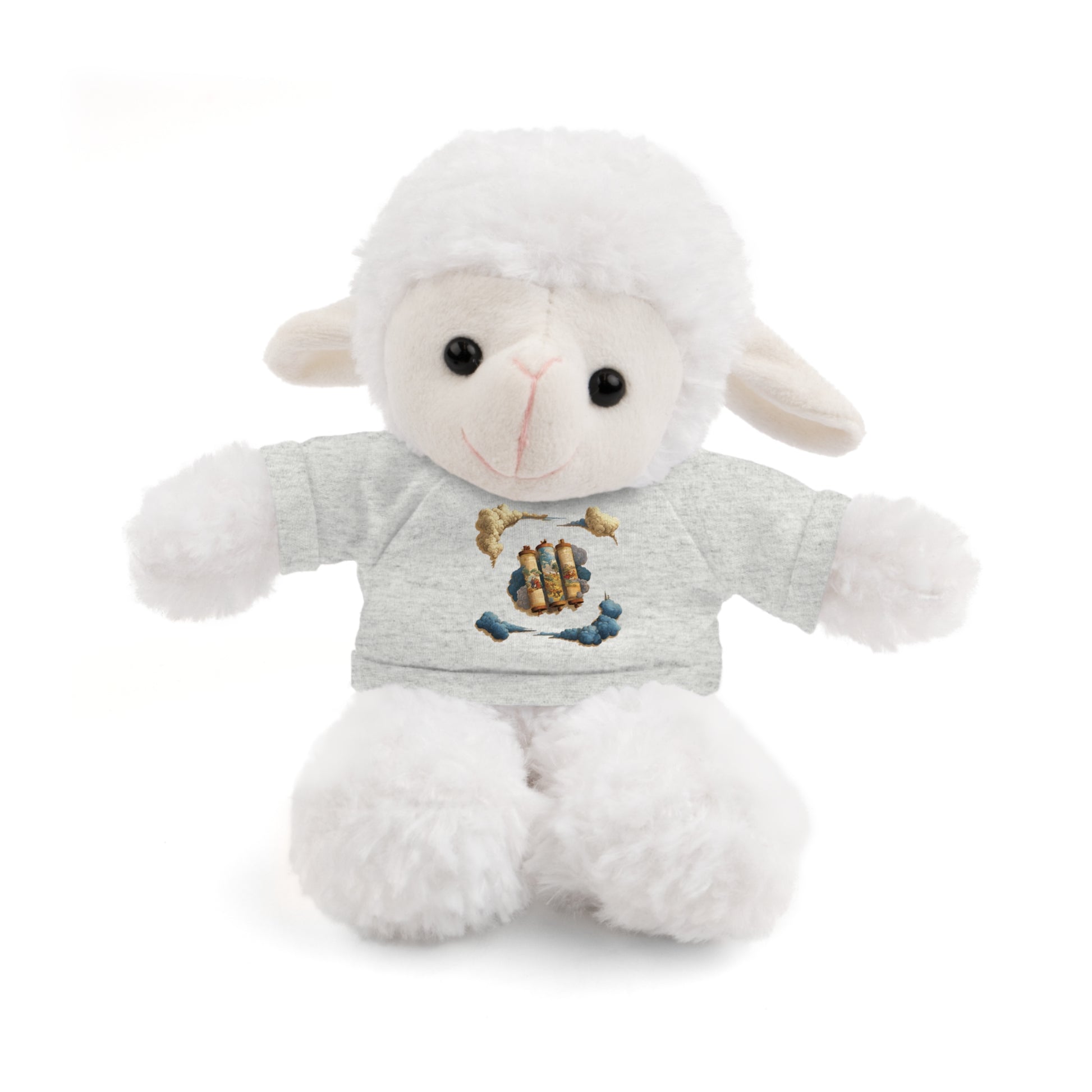 Cloudy Scroll Of Moses Stuffed Animals with Tee - American Zionist