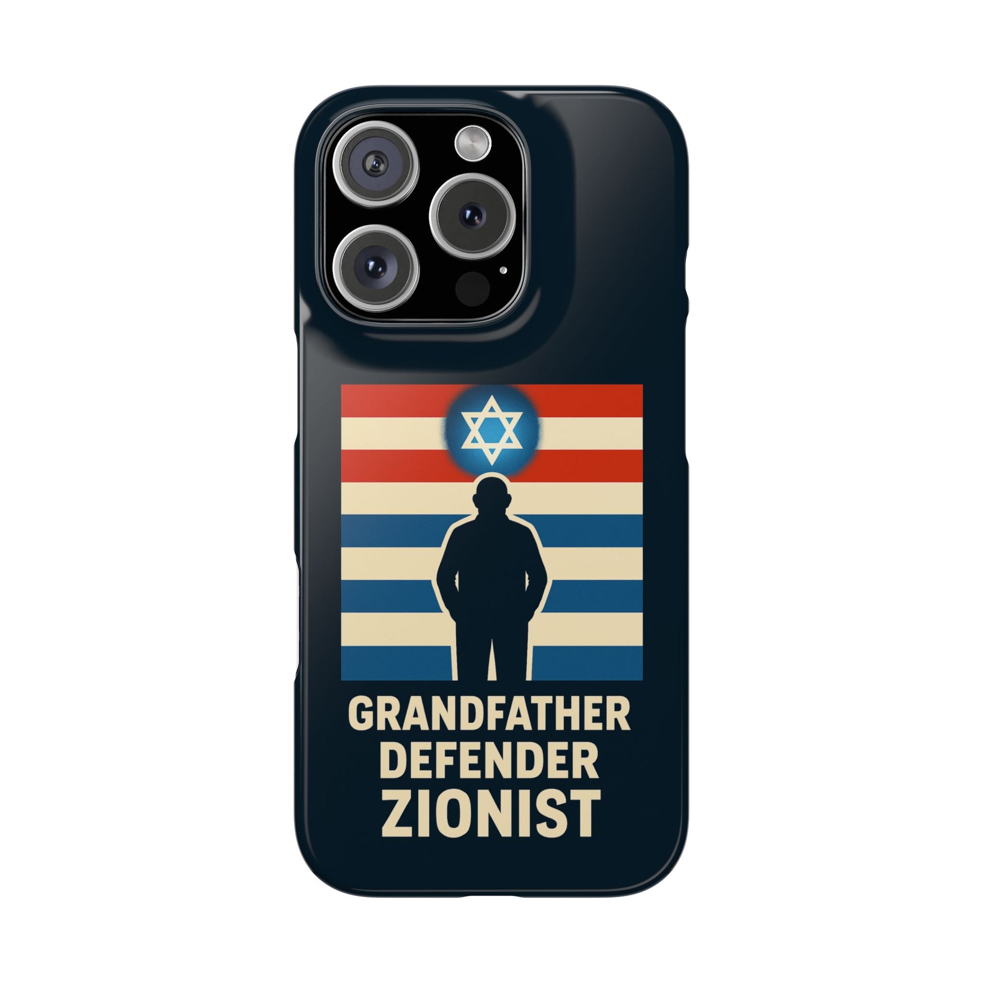 Grandfather Zionist Slim Phone Cases - American Zionist