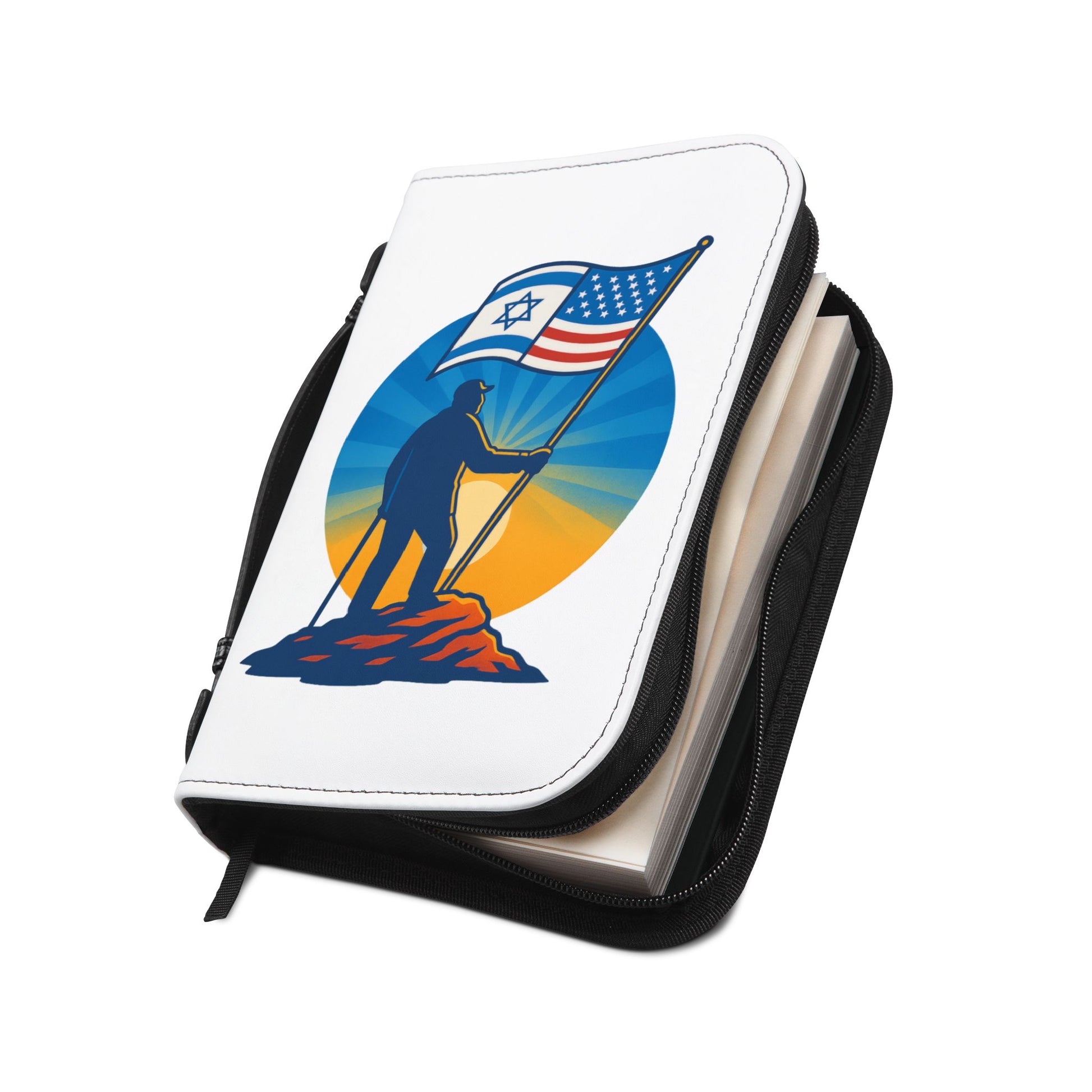 Grandpa Stands Tall Bible Cover - American Zionist